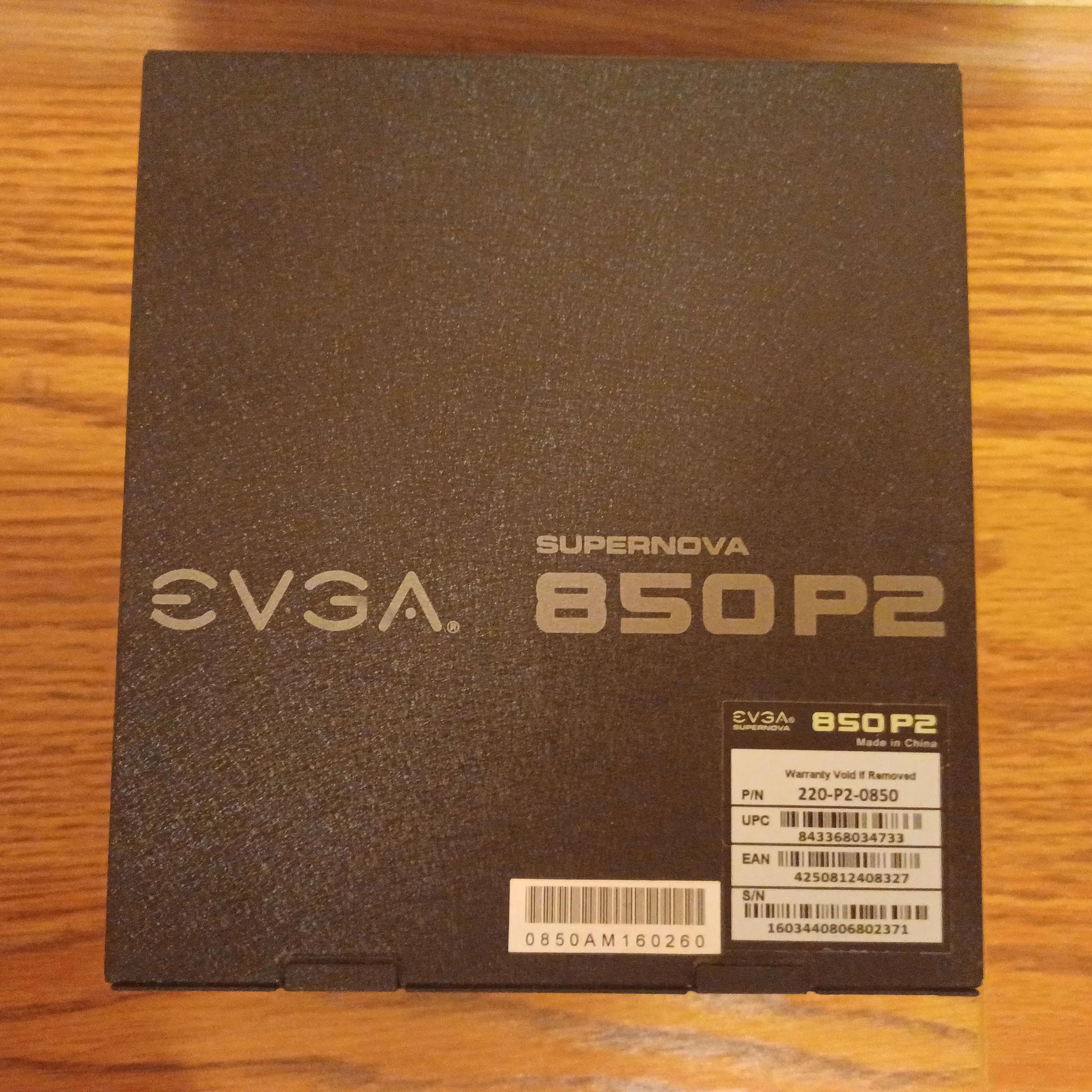 EVGA SuperNOVA 850w P2 80+ PLATINUM PSU