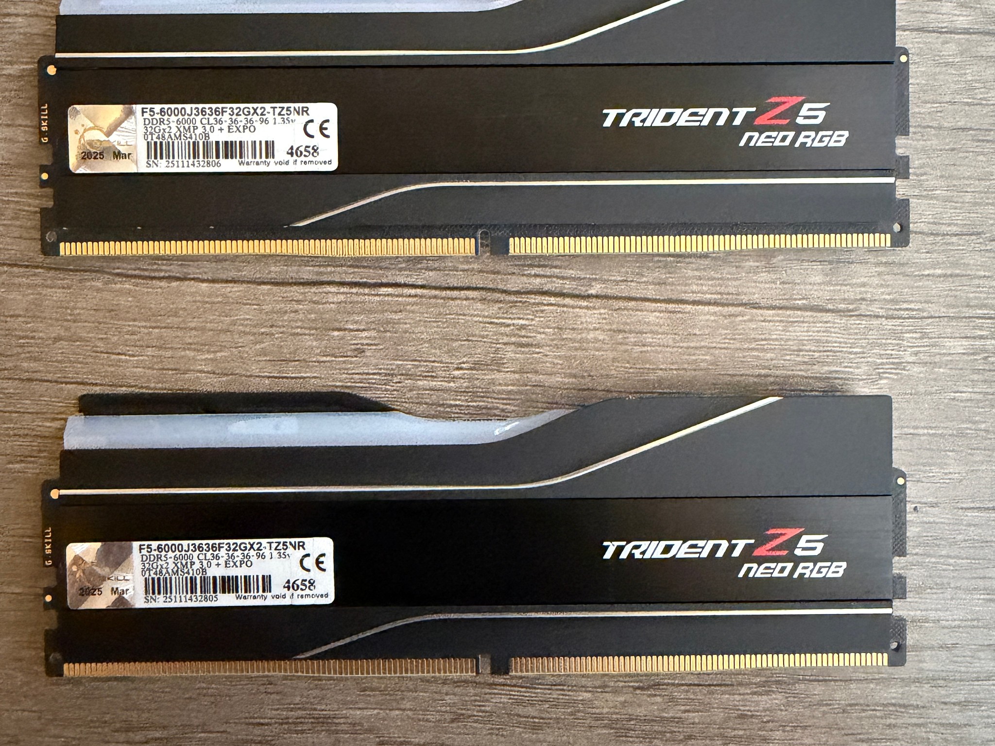 G. Skill Trident Z5 RGB PC RAM DDR5 6000 64GB/32GBX2