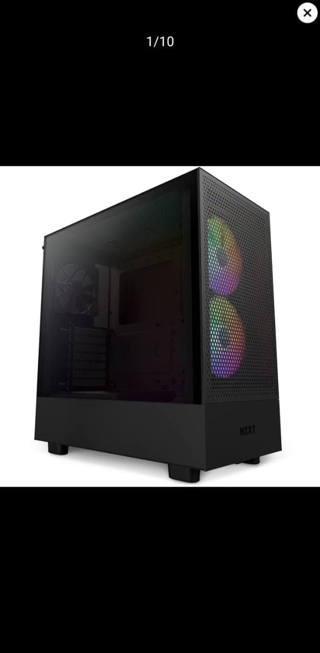 NZXT H5 Flow RGB ATX Mid-Tower Gaming Case