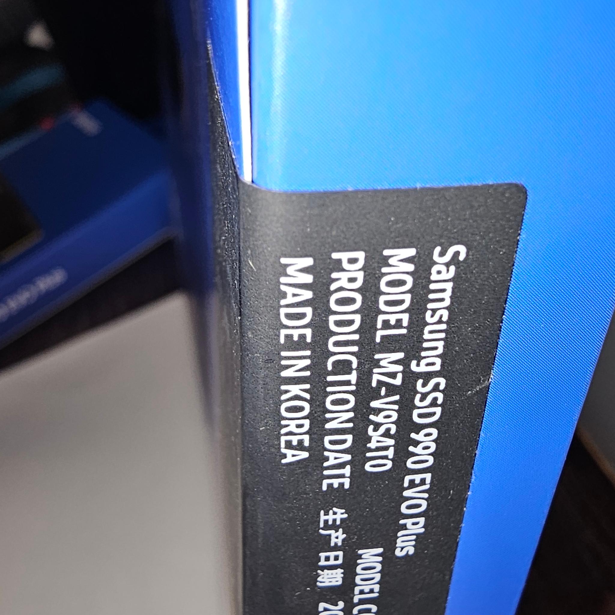 4TB Samsung  Evo Plus nvme ssd Up to 7,250 MB/s