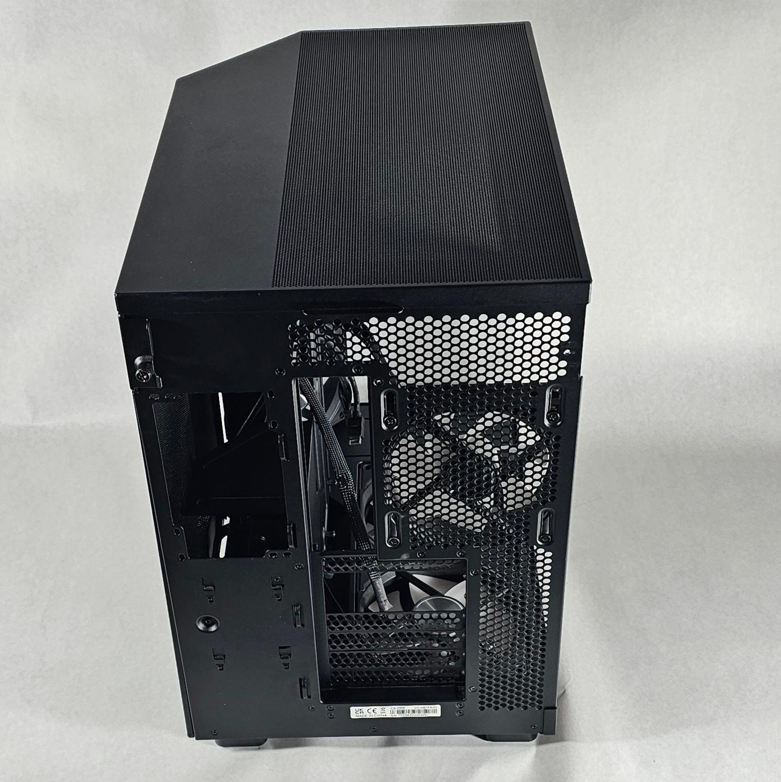 PC Case with Tempered Glass and 6 RGB Fans