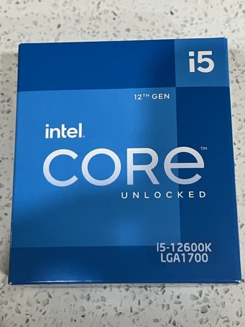Intel Core i5-12600K Alder Lake 3.7GHz Ten-Core LGA 1700 Boxed Processor - Heatsink Not Included