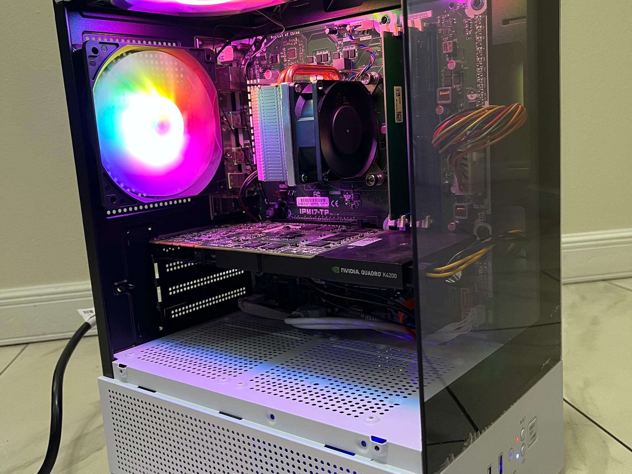 Budget Gaming PC - Intel i5-6400, NVIDIA 4GB GPU, 12GB RAM, 256GB SSD, w/ Wi-Fi & BT