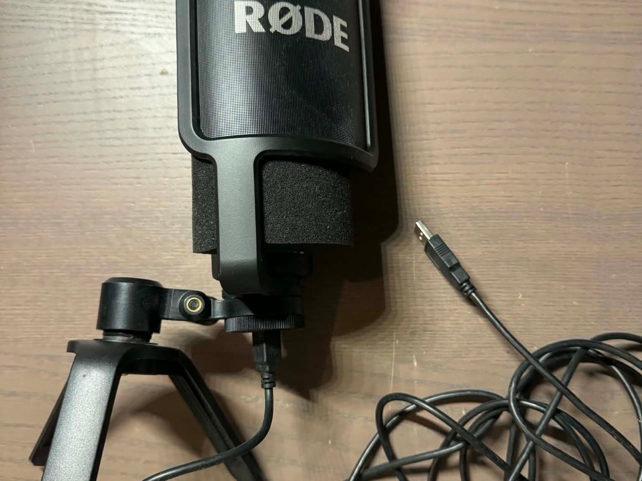 Rode NT-USB Condenser Wired Professional Microphone, Black, Used - Great Condition