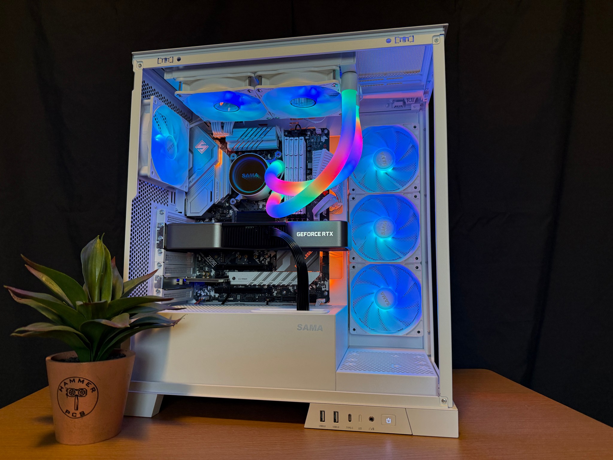 ☁️RTX 3080, i5-12600K, 32gb RAM, 3TB Storage☁️Windows 11, WiFi☁️ 1440P Gaming PC!☁️
