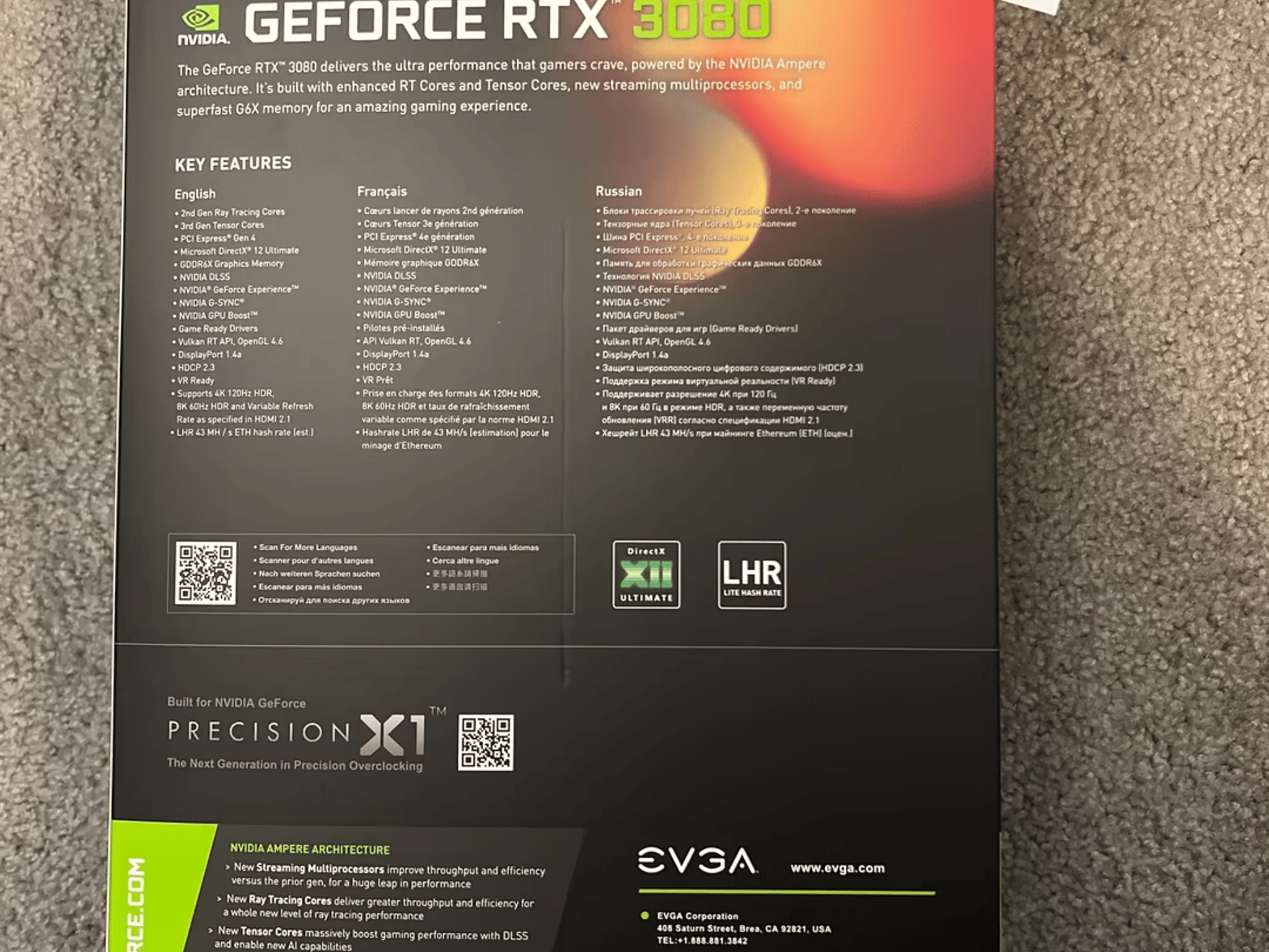 EVGA RTX 3080 FTW3 Ultra