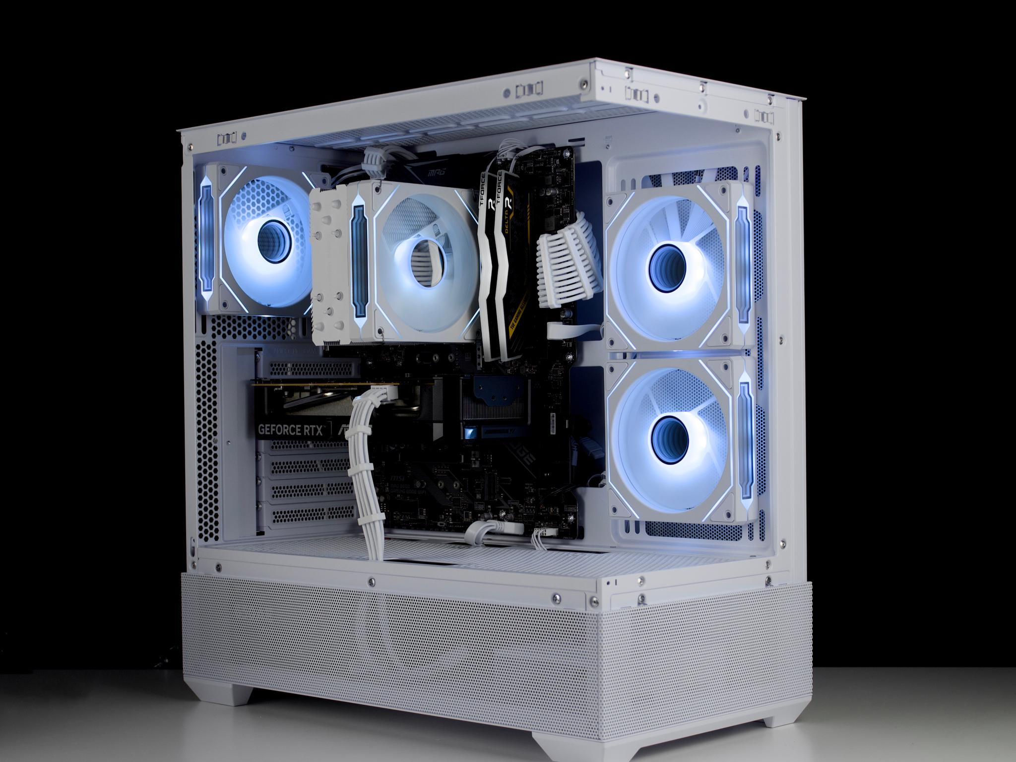 🧊❄️🧊 White Gaming PC – RTX 5060 , Ryzen 5 5500, 16GB RAM, 1TB SSD - WiFi, BlueTooth 🧊❄️🧊