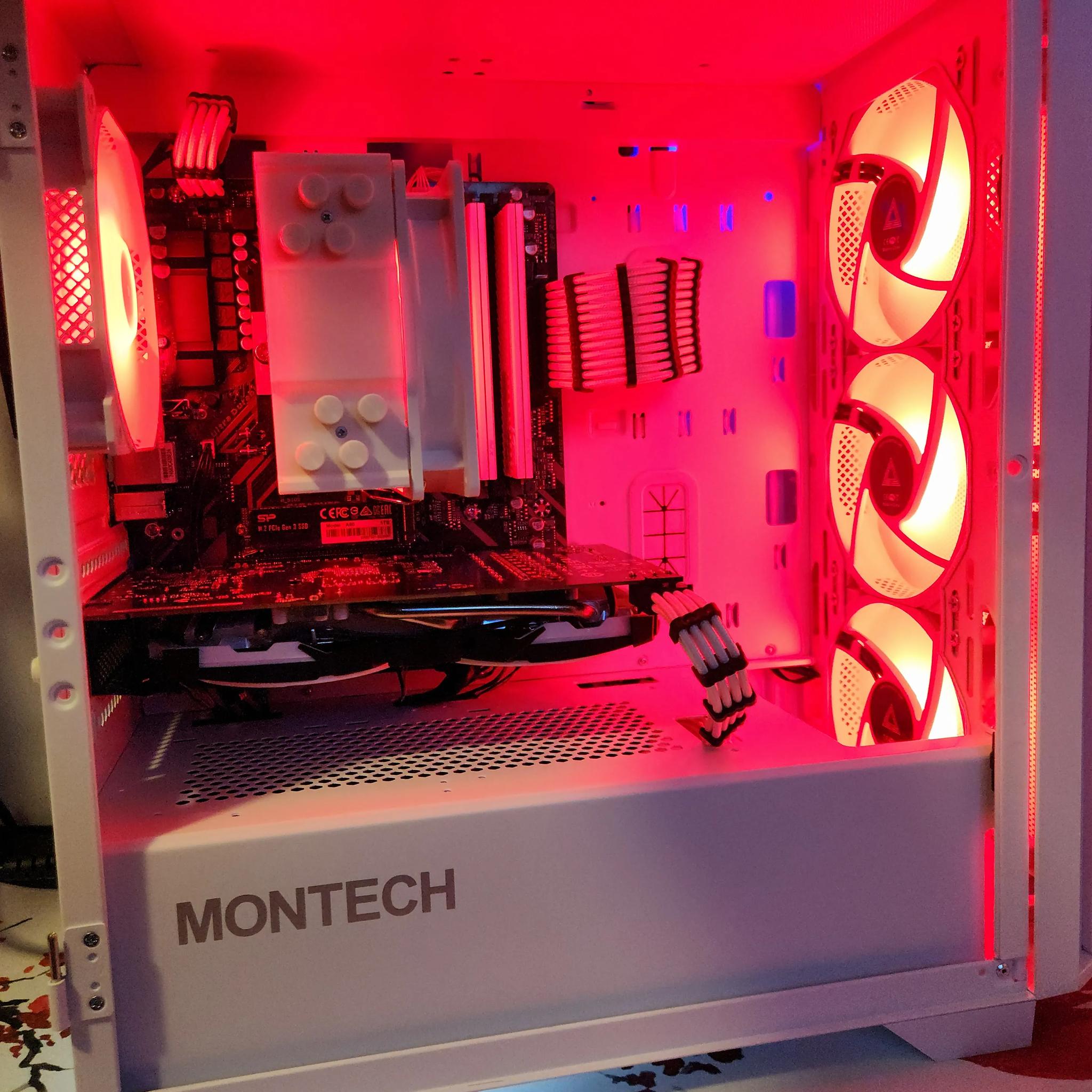 PRICE DROP!! Frosty Gaming Rig Ryzen 5/ 16GB / 1TB / RX 6600 8GB