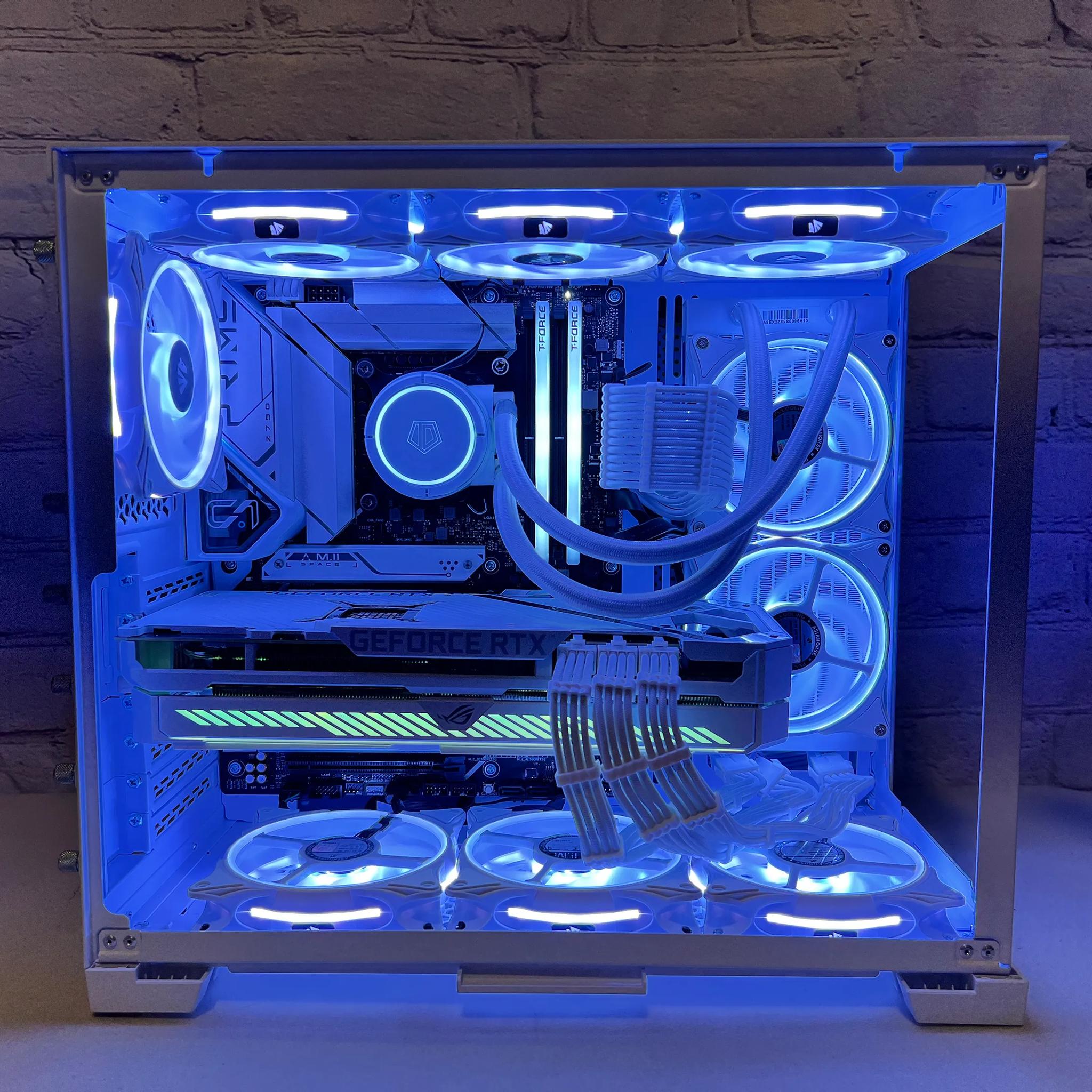 Snow Edition - Intel 13600KF Asus ROG Strix RTX 3080 32GB DDR5 RAM 2TB M.2 Win 11 Pro