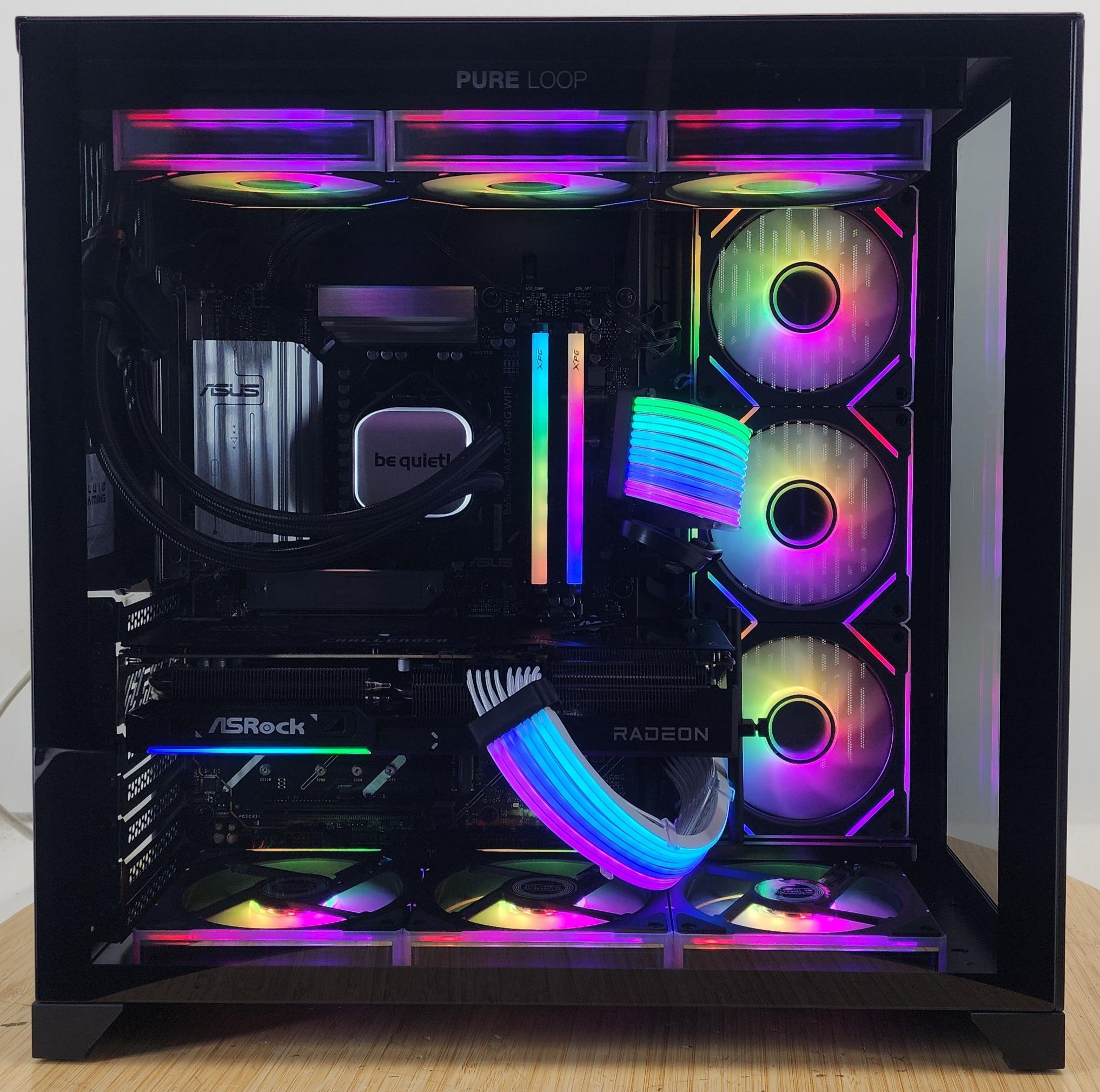 Gaming PC Ryzen 7 9800X3D 32GB RAM 1TB SSD RX 9070 16GB Windows 11 Computer