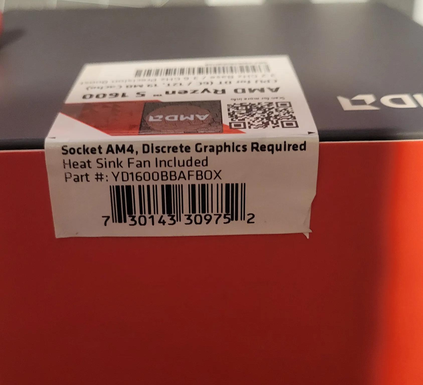 Ryzen 5 1600AF