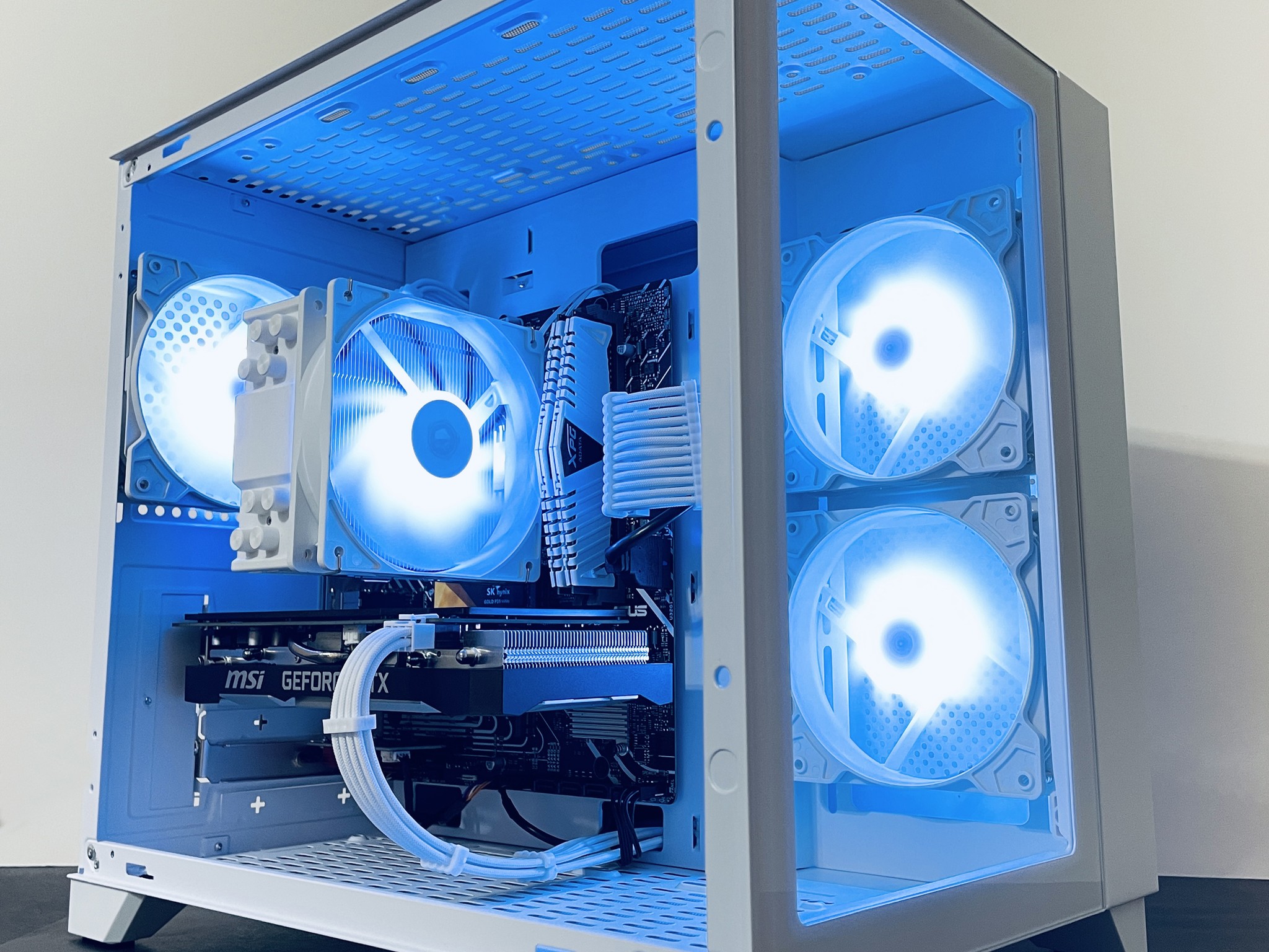 ❄️White Gaming PC w RGB - i3 12gen ● 16GB RAM ● 1TB SSD - RTX 2060 Super 8GB ● Best value for 1080p