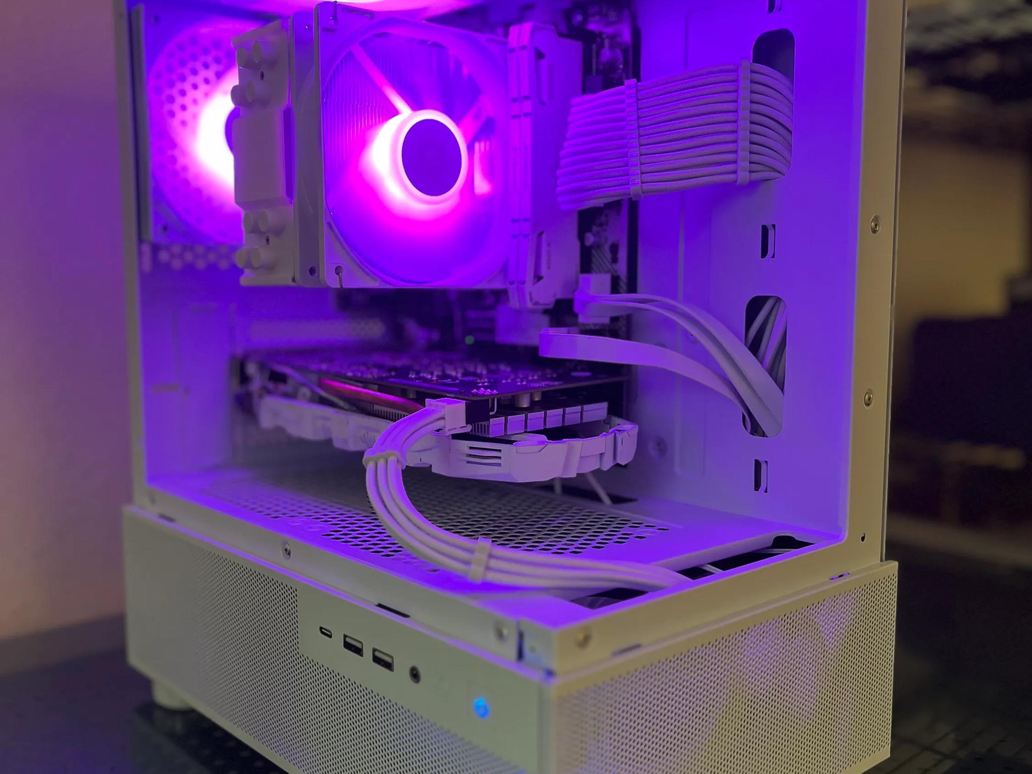 1080p White RGB Gaming PC (Ryzen 3 and GTX 1060 6GB)