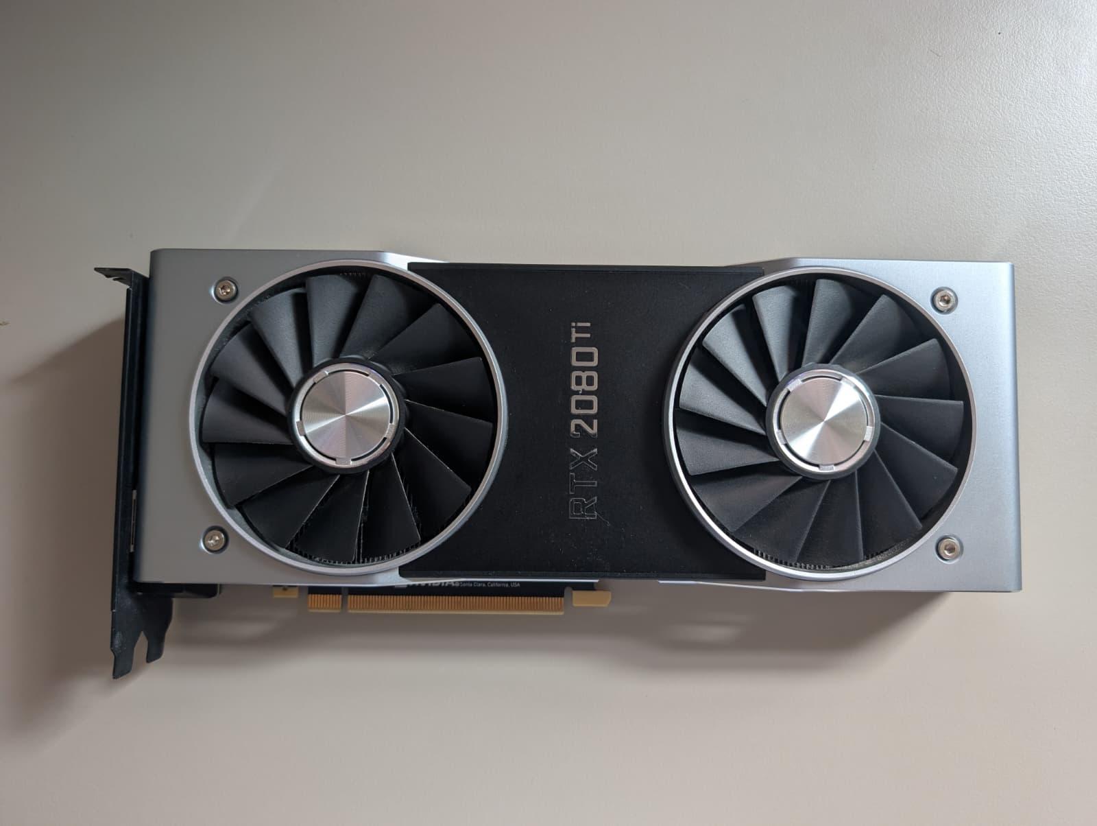 NVIDIA RTX 2080 Ti Founders Edition – 11GB GDDR6 – Great Condition