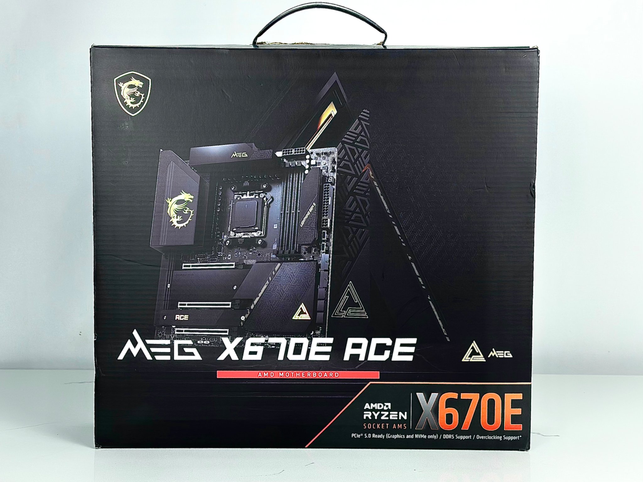 MSI MEG X670E ACE Gaming Motherboard, AM5, DDR5, PCIe 5.0, M.2, Wi-Fi 6E, Bluetooth 5.3, EATX