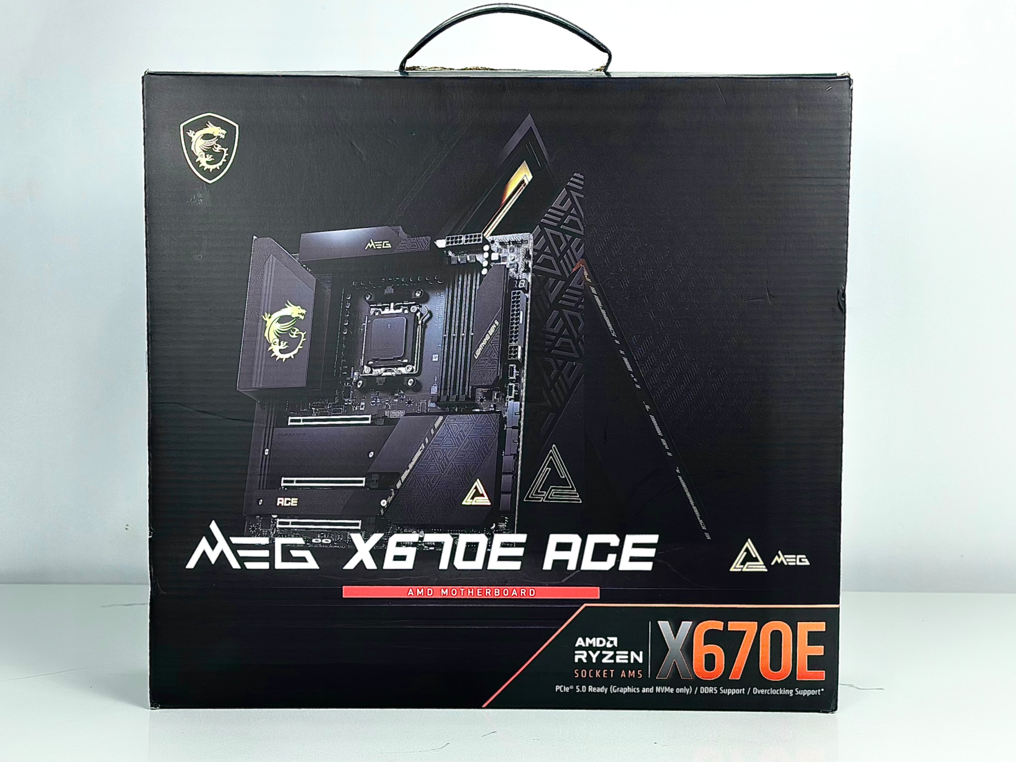 MSI MEG X670E ACE Gaming Motherboard, AM5, DDR5, PCIe 5.0, M.2, Wi-Fi 6E, Bluetooth 5.3, EATX