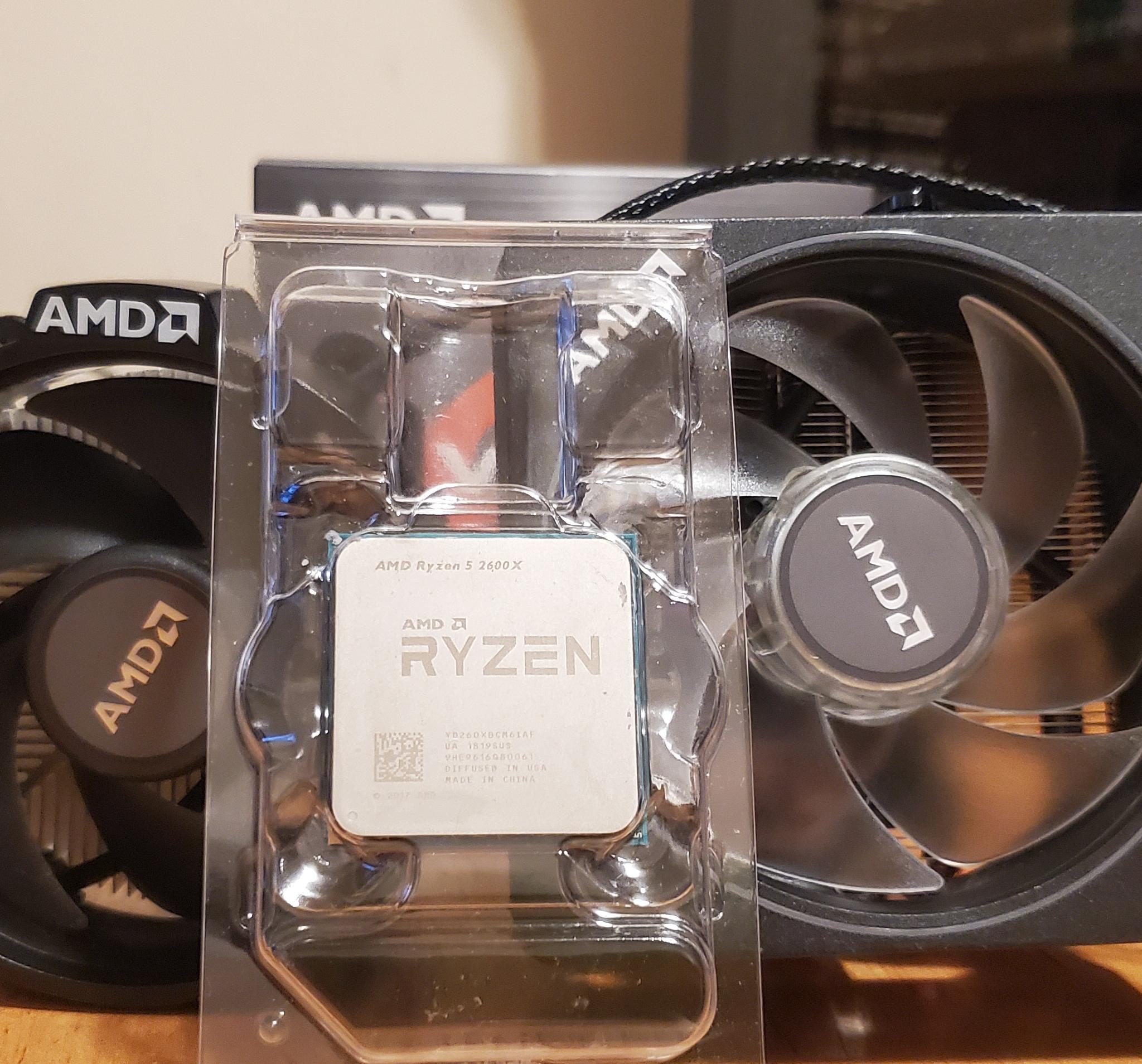 AMD Ryzen 5 2600X WITH COOLER