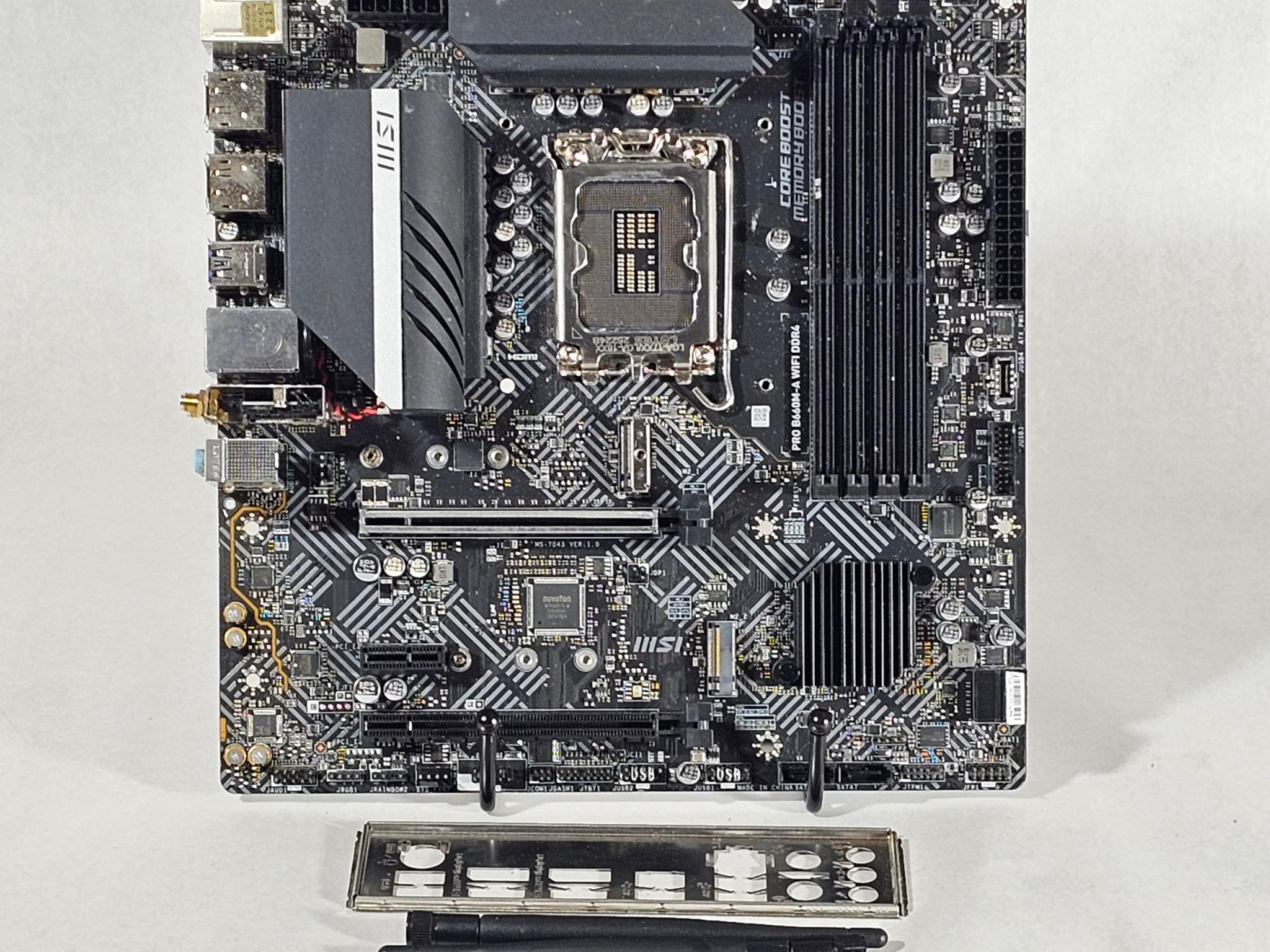 MSI PRO B660M-A WIFI DDR4 LGA1700 Motherboard