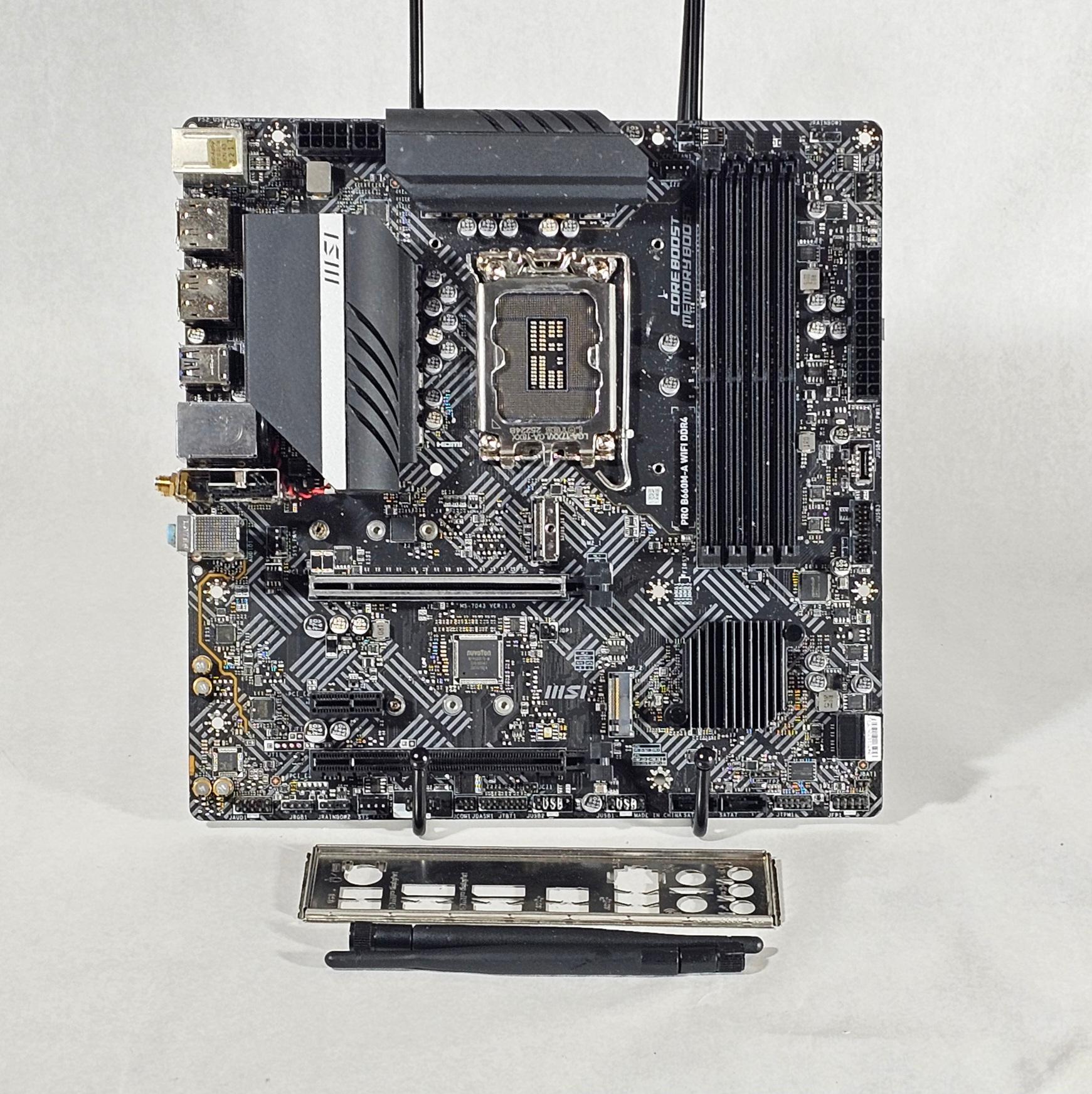 MSI PRO B660M-A WIFI DDR4 LGA1700 Motherboard