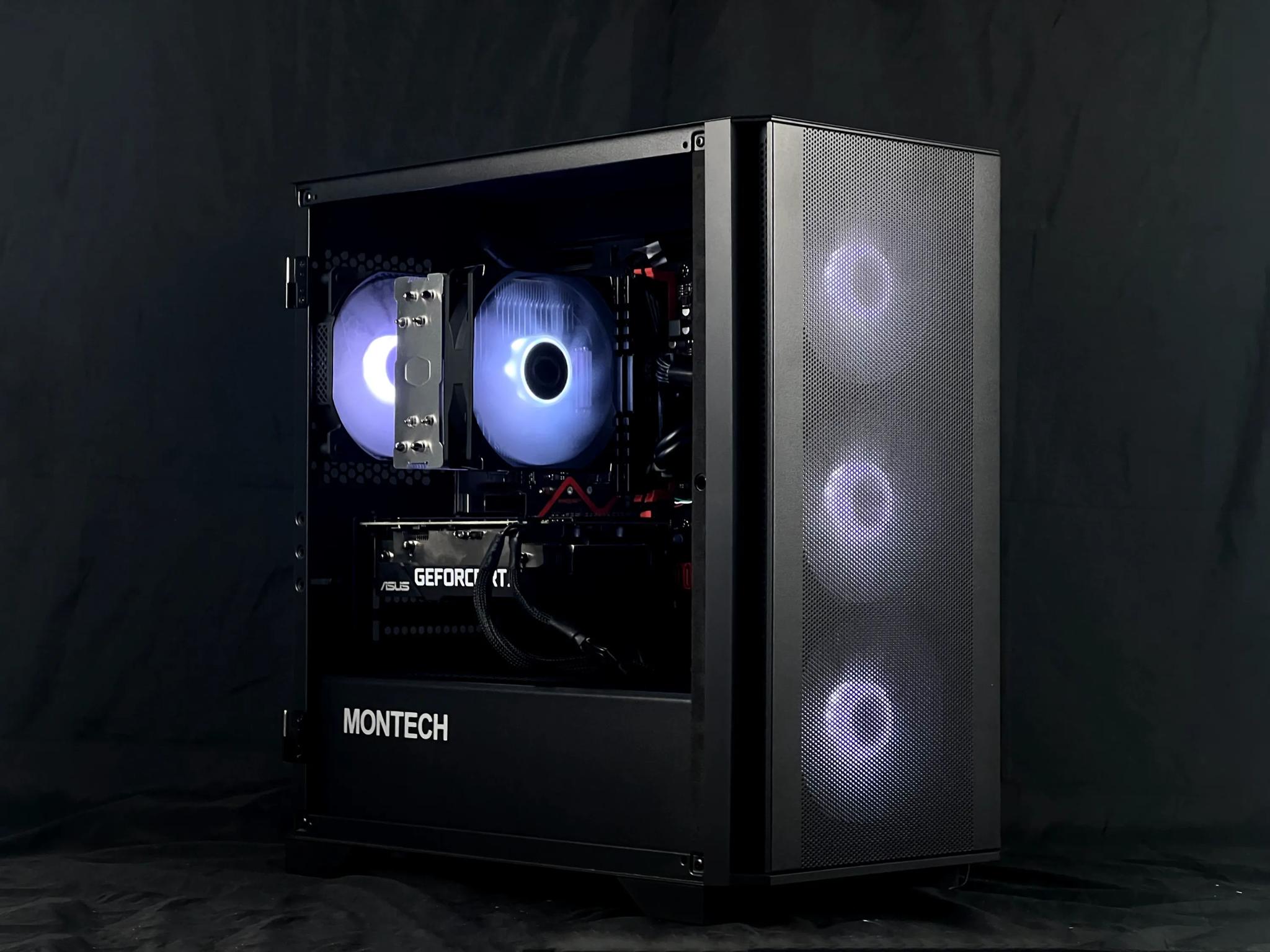 Budget RTX Gaming PC - 3050 8GB, Ryzen 5 3600, 16GB DDR4, 500GB SSD, RGB + WiFi