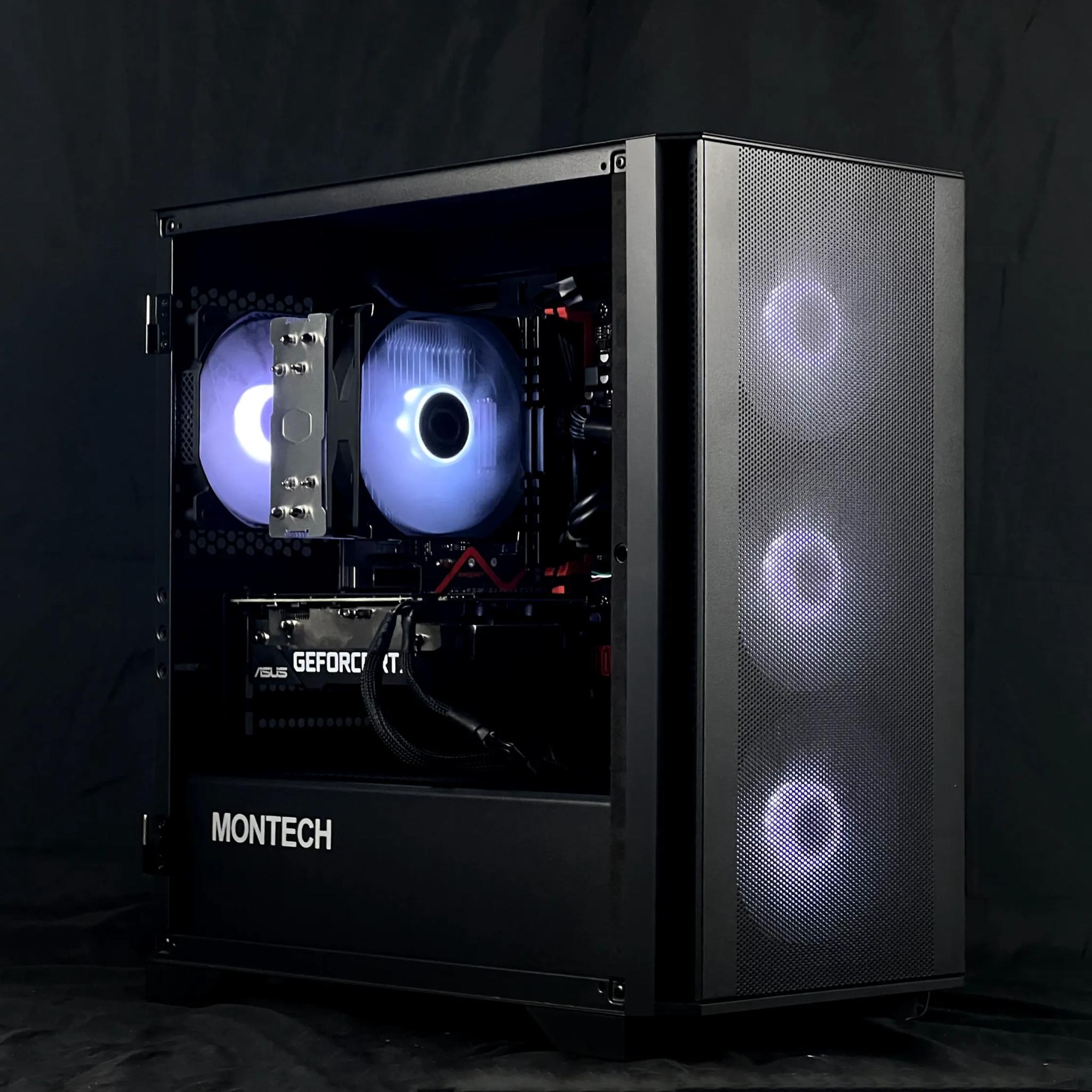 Budget RTX Gaming PC - 3050 8GB, Ryzen 5 3600, 16GB DDR4, 500GB SSD, RGB + WiFi