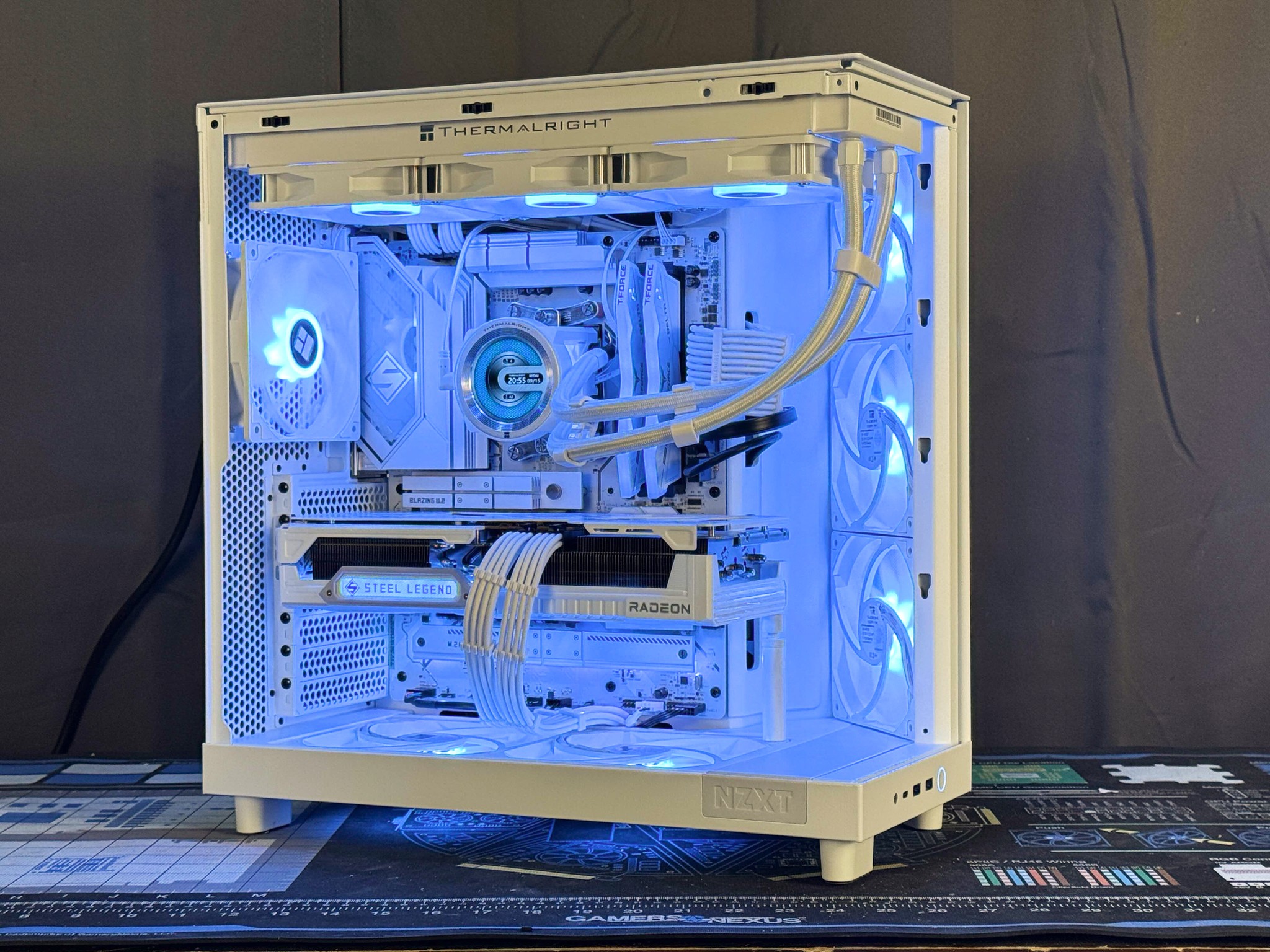 ⚪White Steel v2🛠️ | 7800X3D, 9070XT, 32GB DDR5, 2TB SSD, Wifi