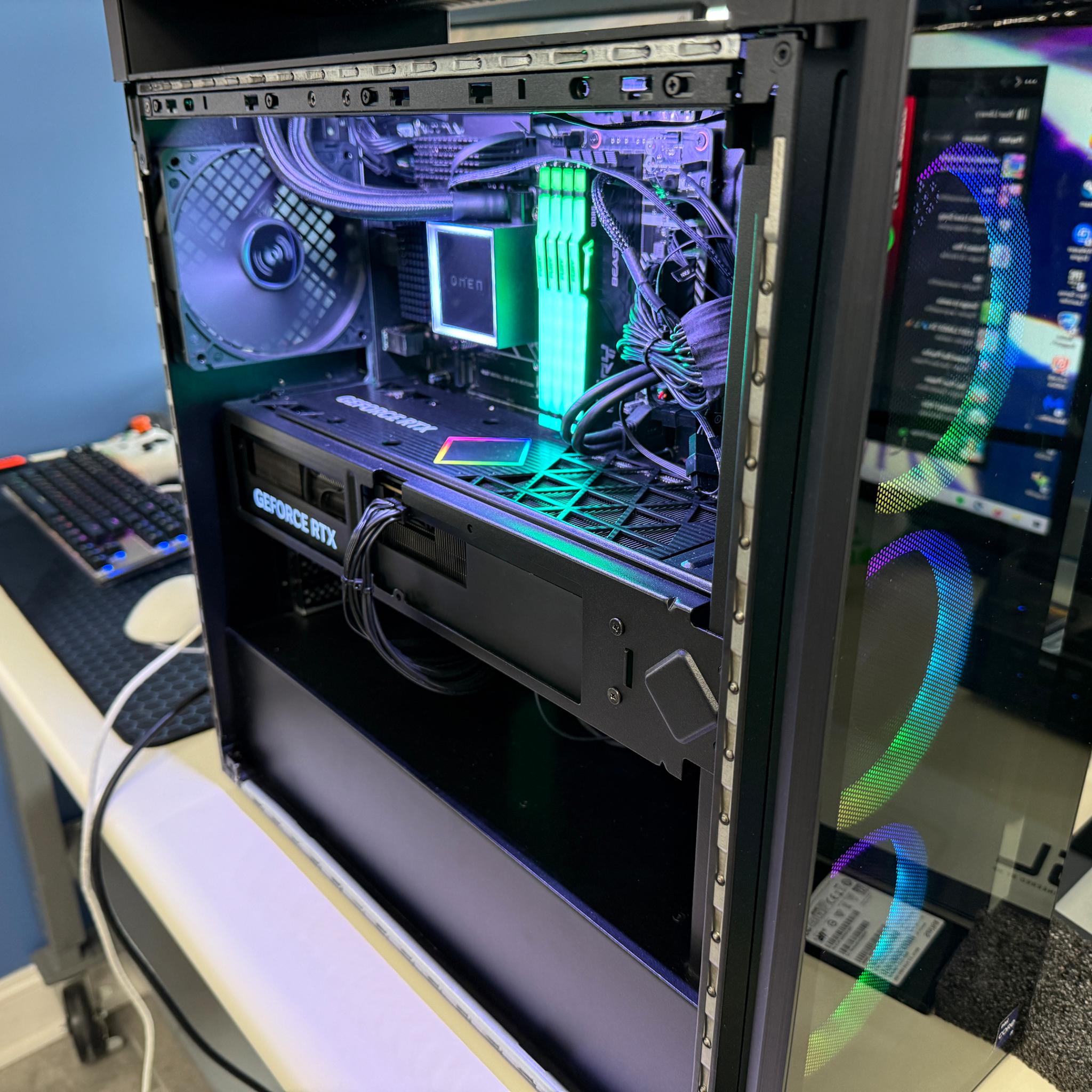 HP OMEN 45L Intel i9 RTX 4090 Ultimate Gaming Desktop, i9-13900K, GeForce RTX 4090, 64GB DDR5 RAM
