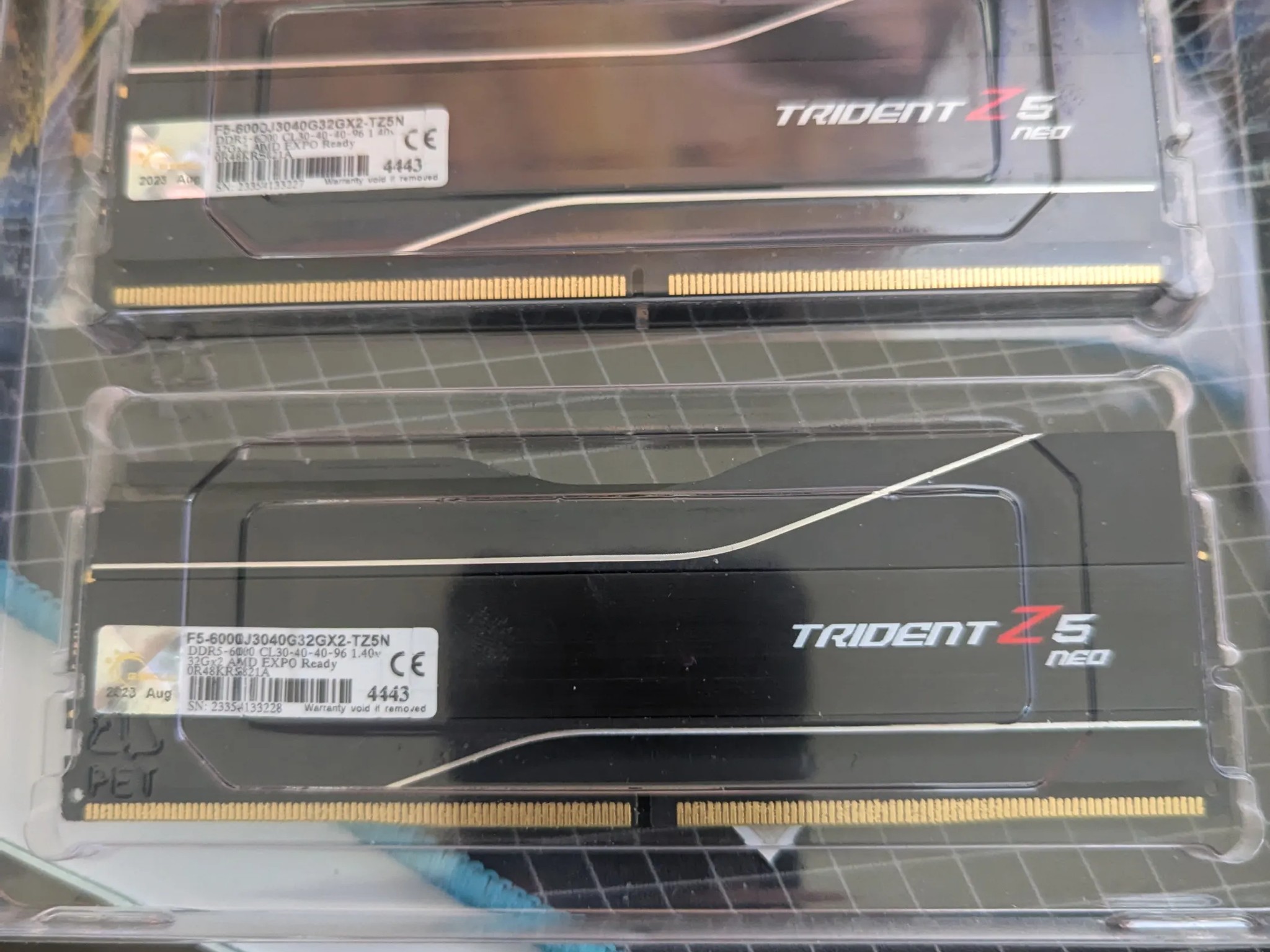 G.SKILL Trident Z5 Neo Series(AMD Expo) DDR5 RAM 64GB 6000MT/s Matte Black No RGB
