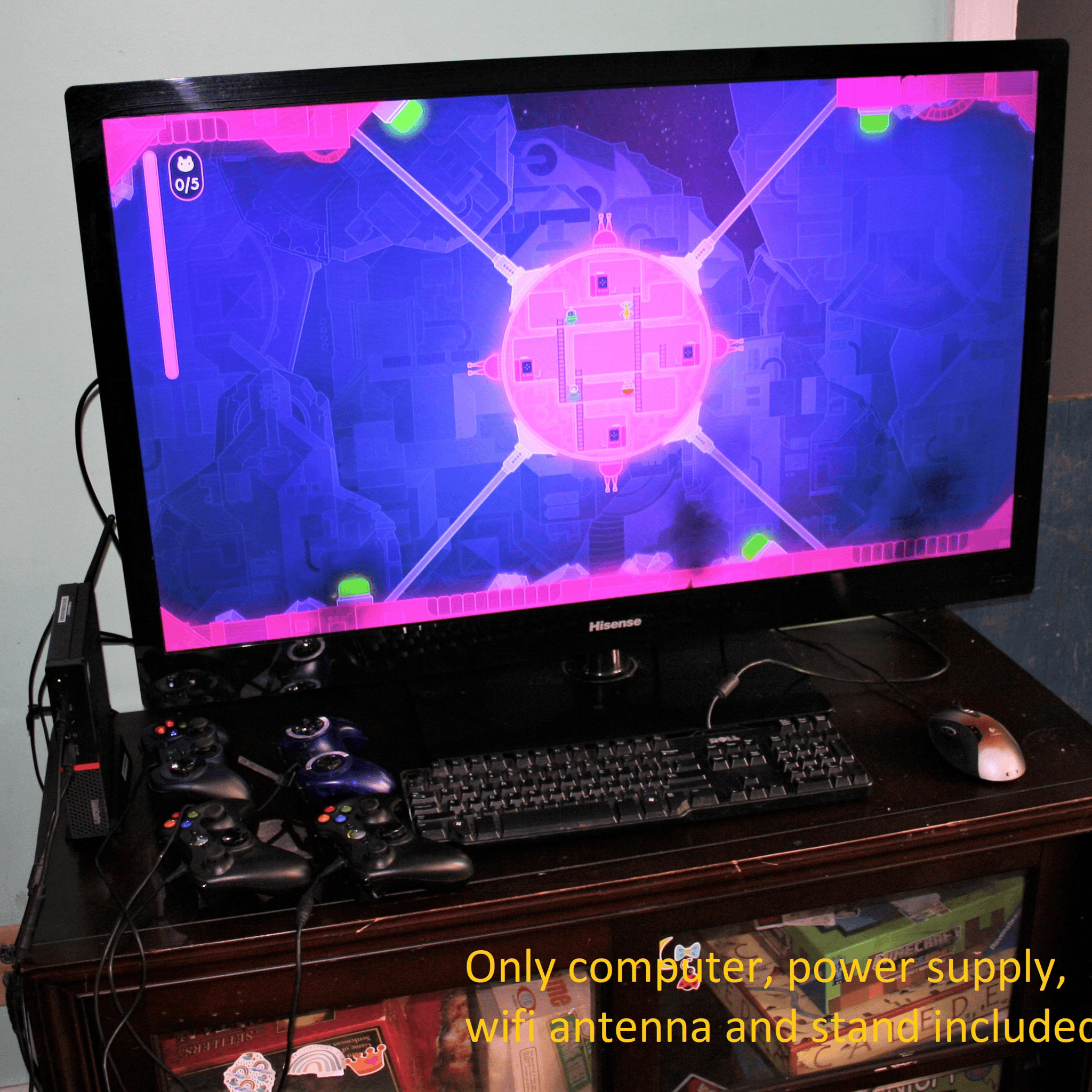 Lenovo ThinkCentre M600 8GB Mini PC Retro Gaming Emulation 120GB SSD Win10 Pro