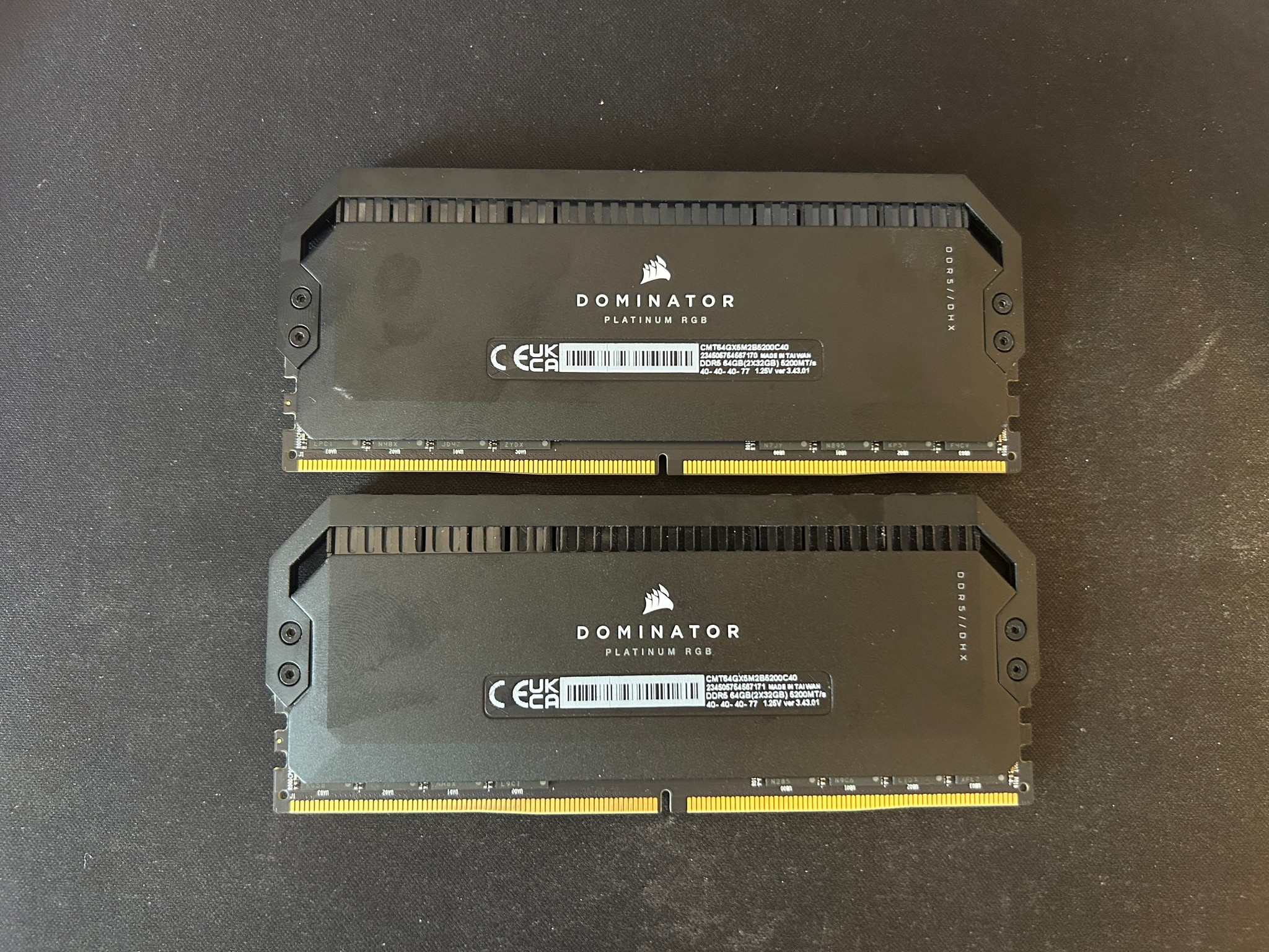 Corsair Dominator Platinum RGB 64GB 5200mhz