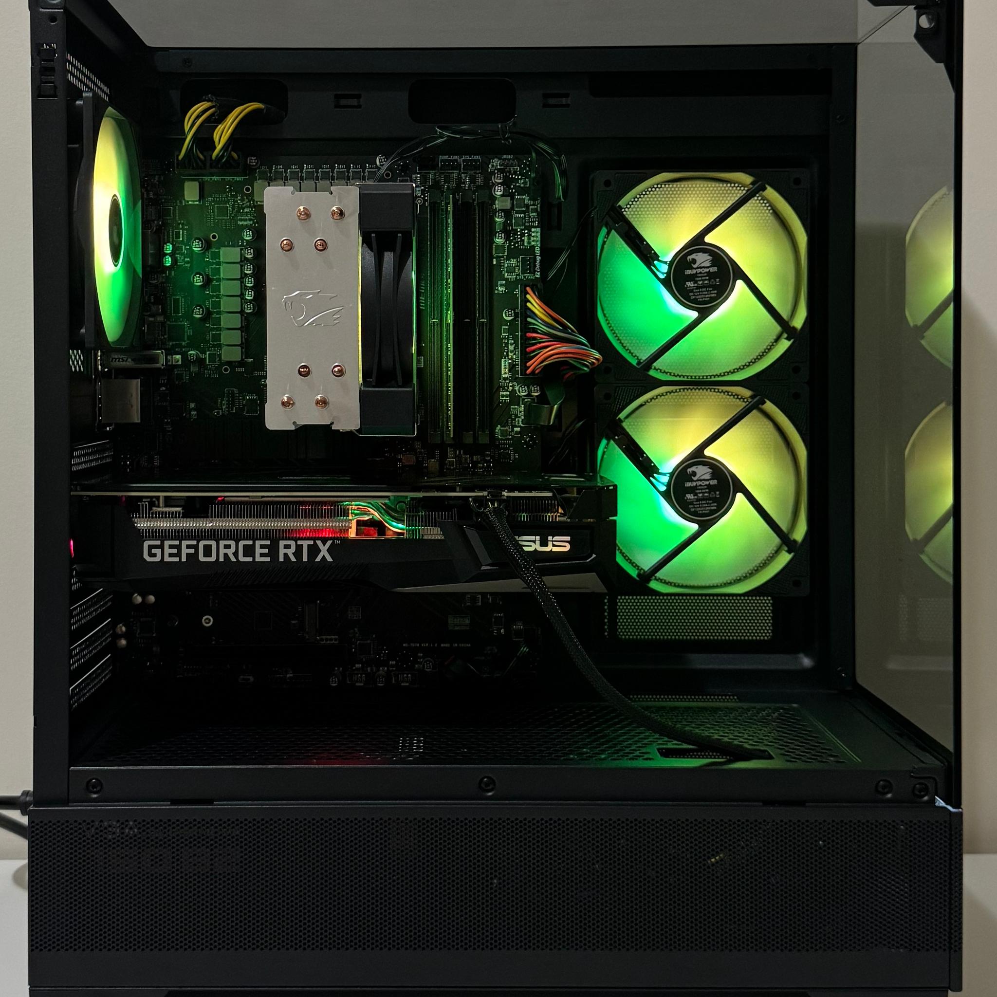 AMD Ryzen 5 9600X 32GB DDR5 RAM ASUS GeForce RTX 3060 Ti 2TB Gen4 NVMe SSD AM5 Gaming PC