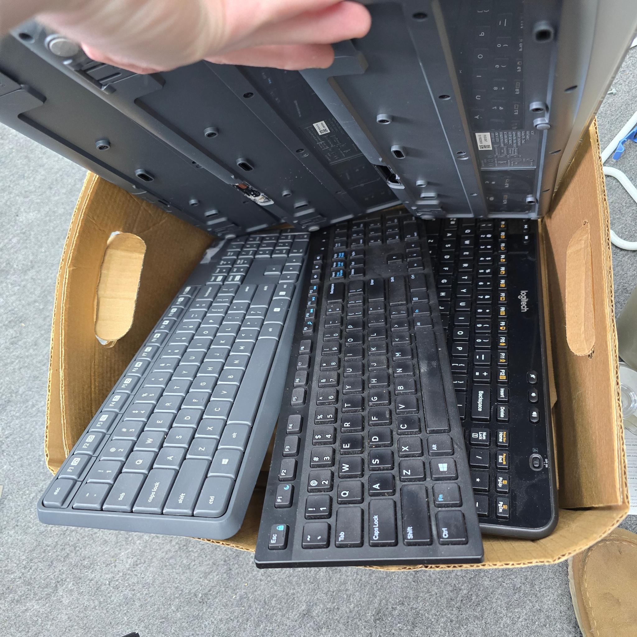 Logitech Wireless Keyboard and Mouse Lot