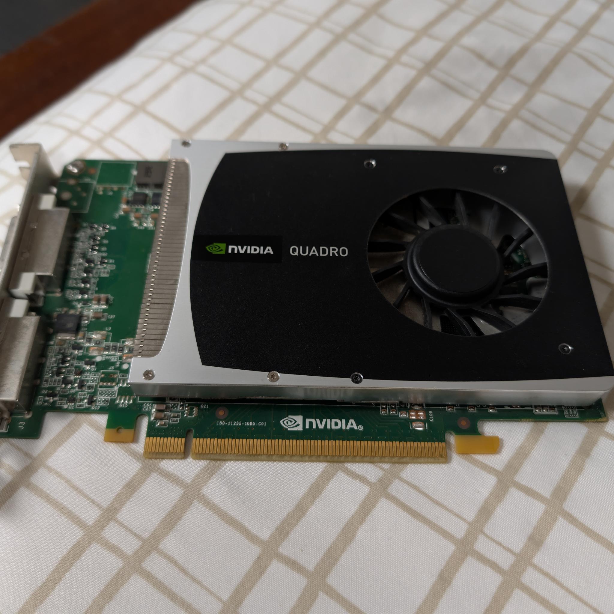 Nvidia Quadro 2000D - 1GB (1024MB) GDDR5 - GF106 - 2x DVI connector