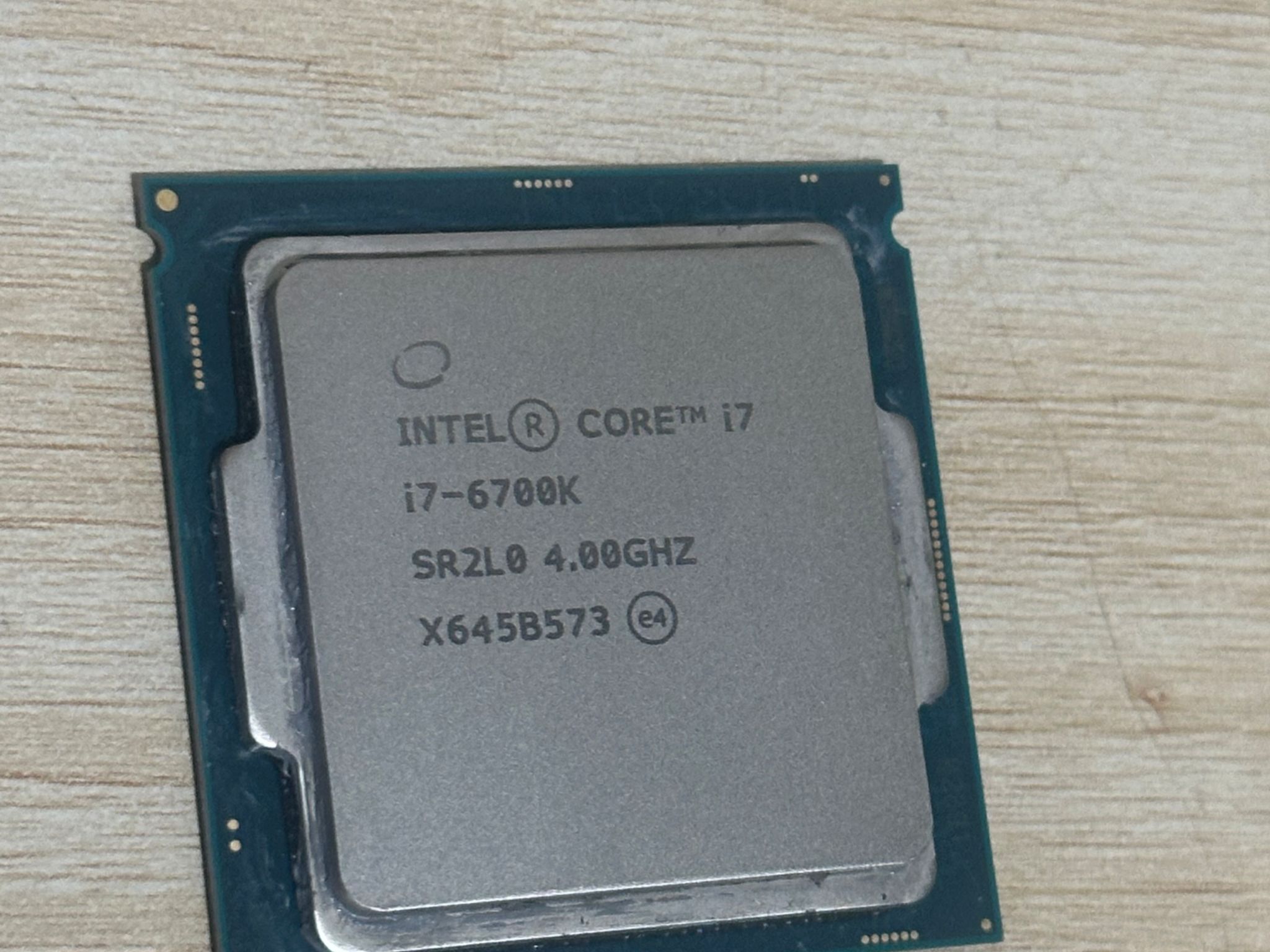 Intel i7 6700k