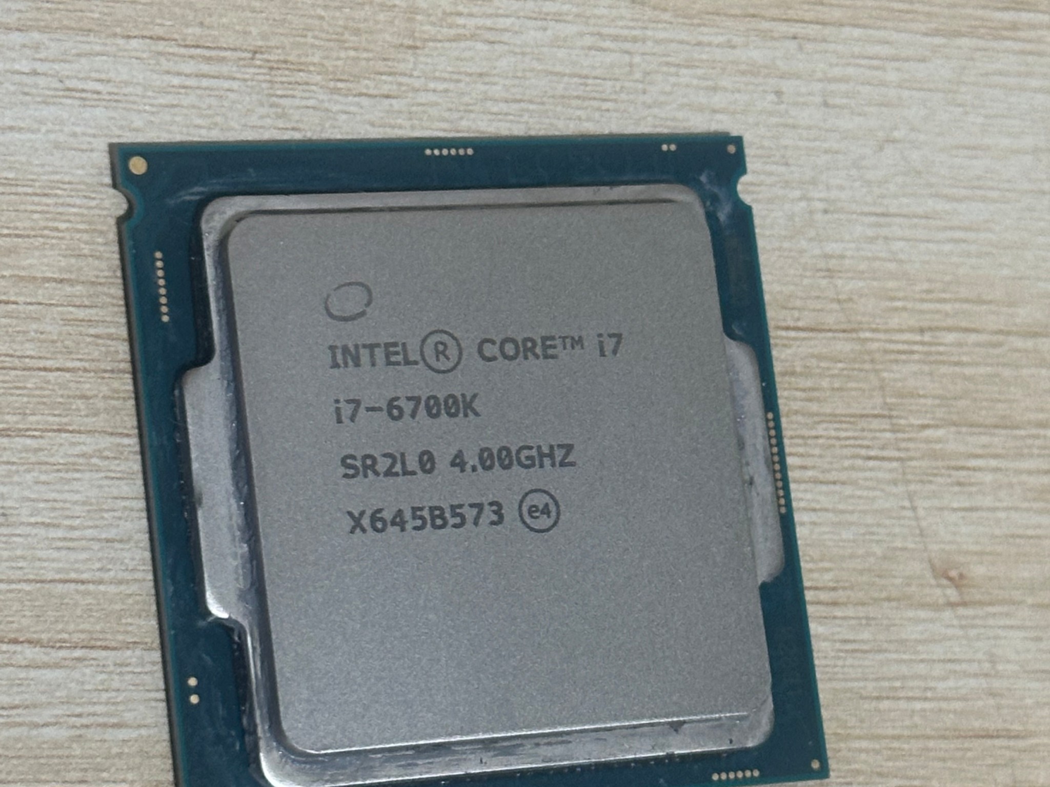 Intel i7 6700k