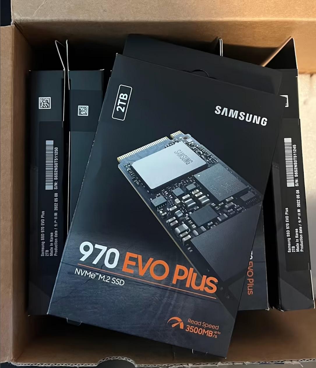 Samsung 970 EVO Plus 2TB NVMe SSD (Opened, New)