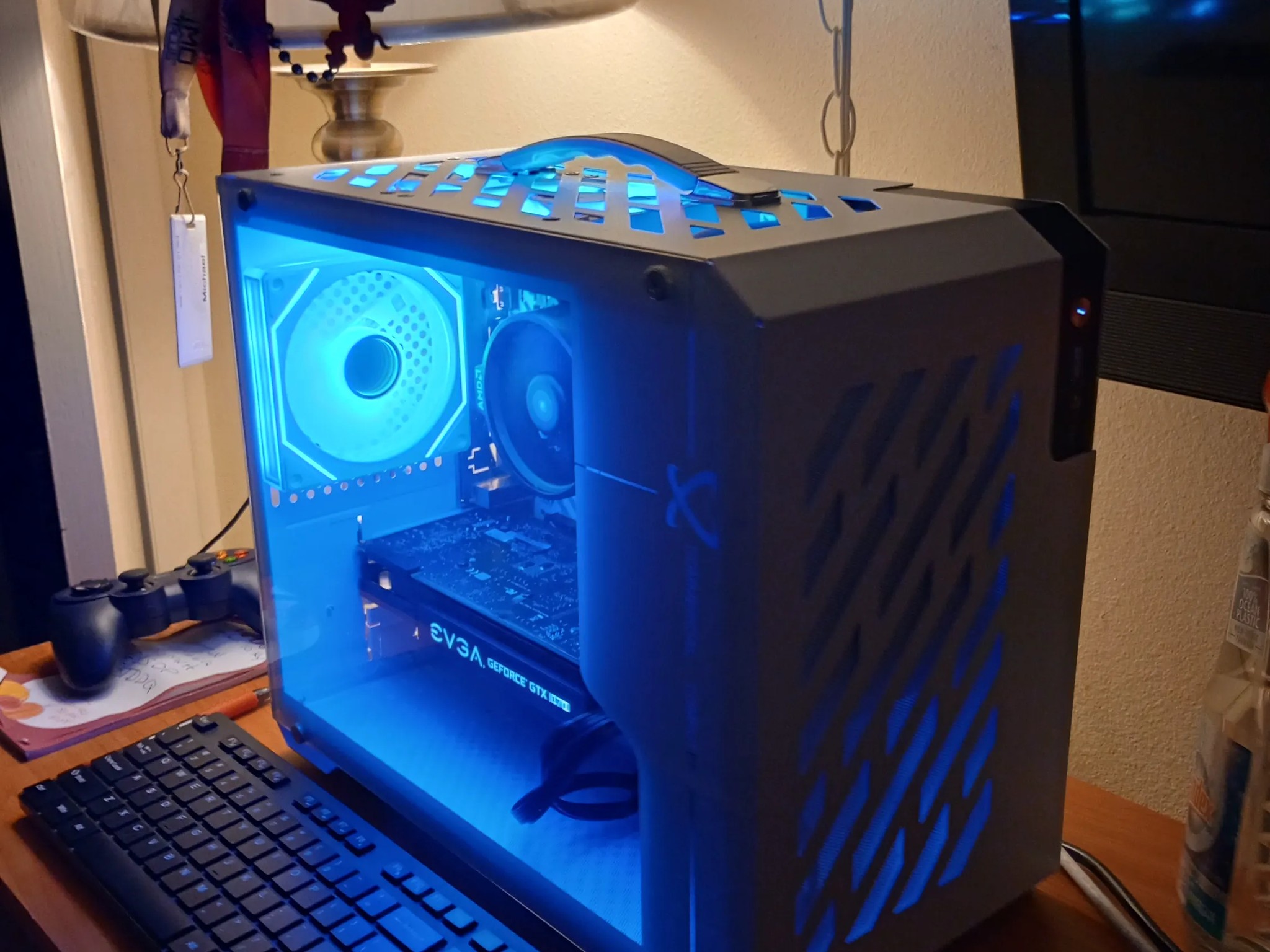 Newly built budget PC/ Ryzen 5 5500/ GTX1070 / 16GB DDR 4 RAM/ 512GB M.2 SSD/ 600 Watt PSU