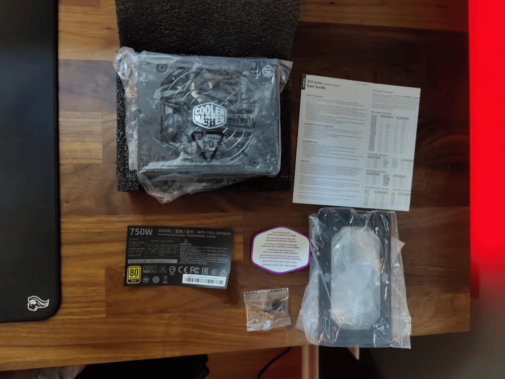 Cooler Master V750 SFX Gold Fully Modular Power Supply, Used For 1 Year