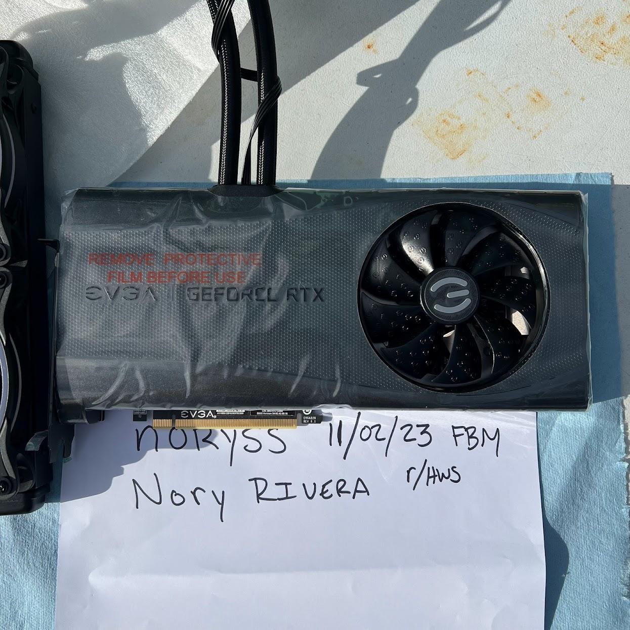 EVGA RTX 3080 FTW3 ULTRA converted to HYBRID