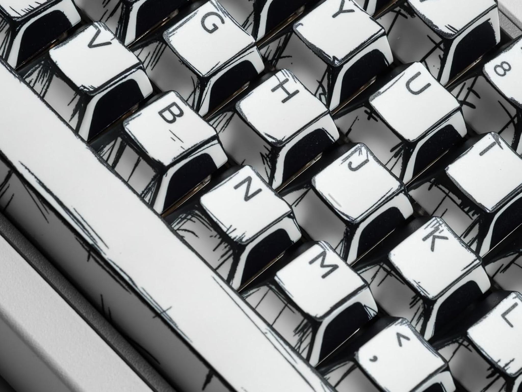 Manga/Anime PBT Keycaps (141 Keys)
