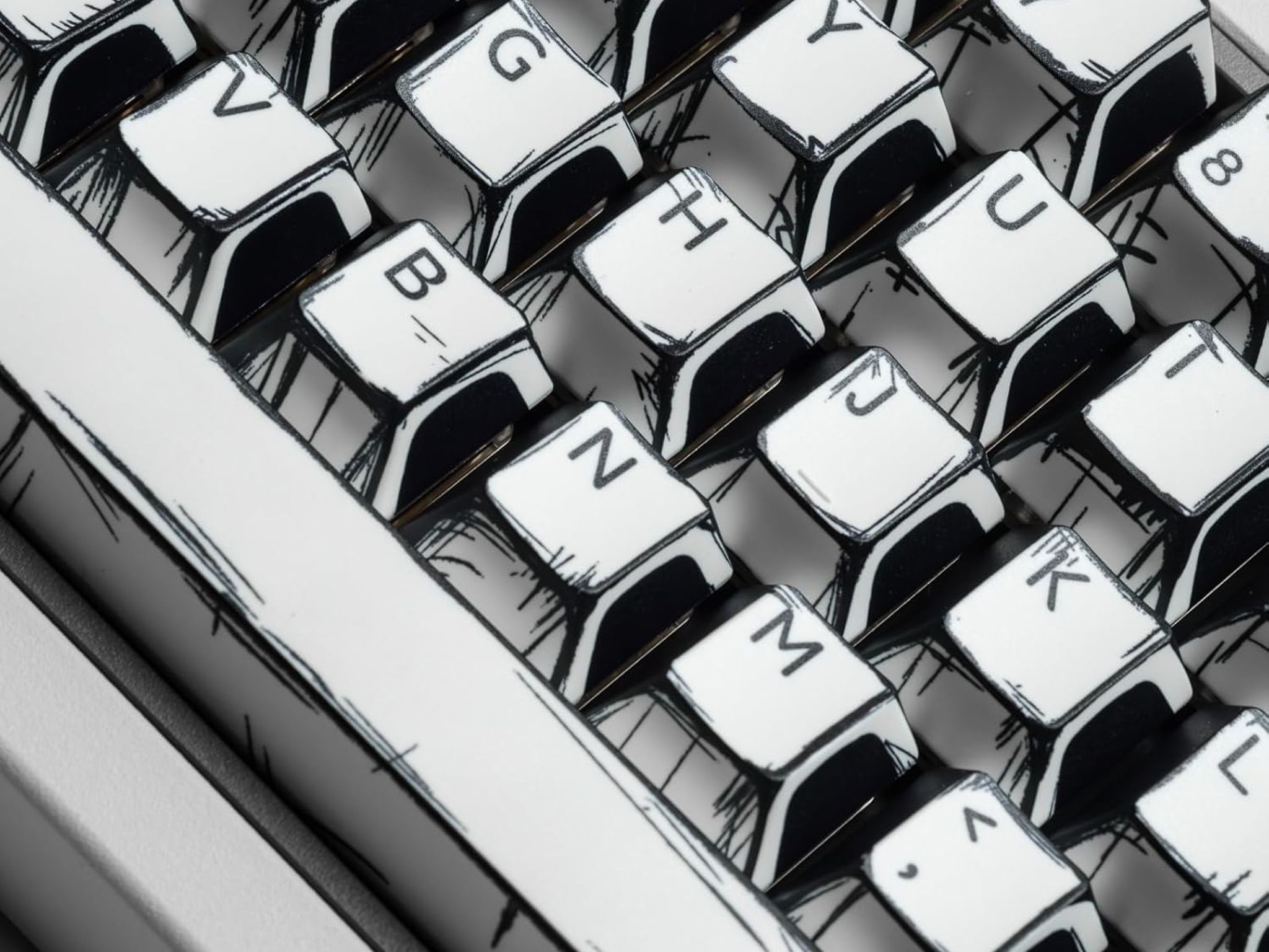 Manga/Anime PBT Keycaps (141 Keys)