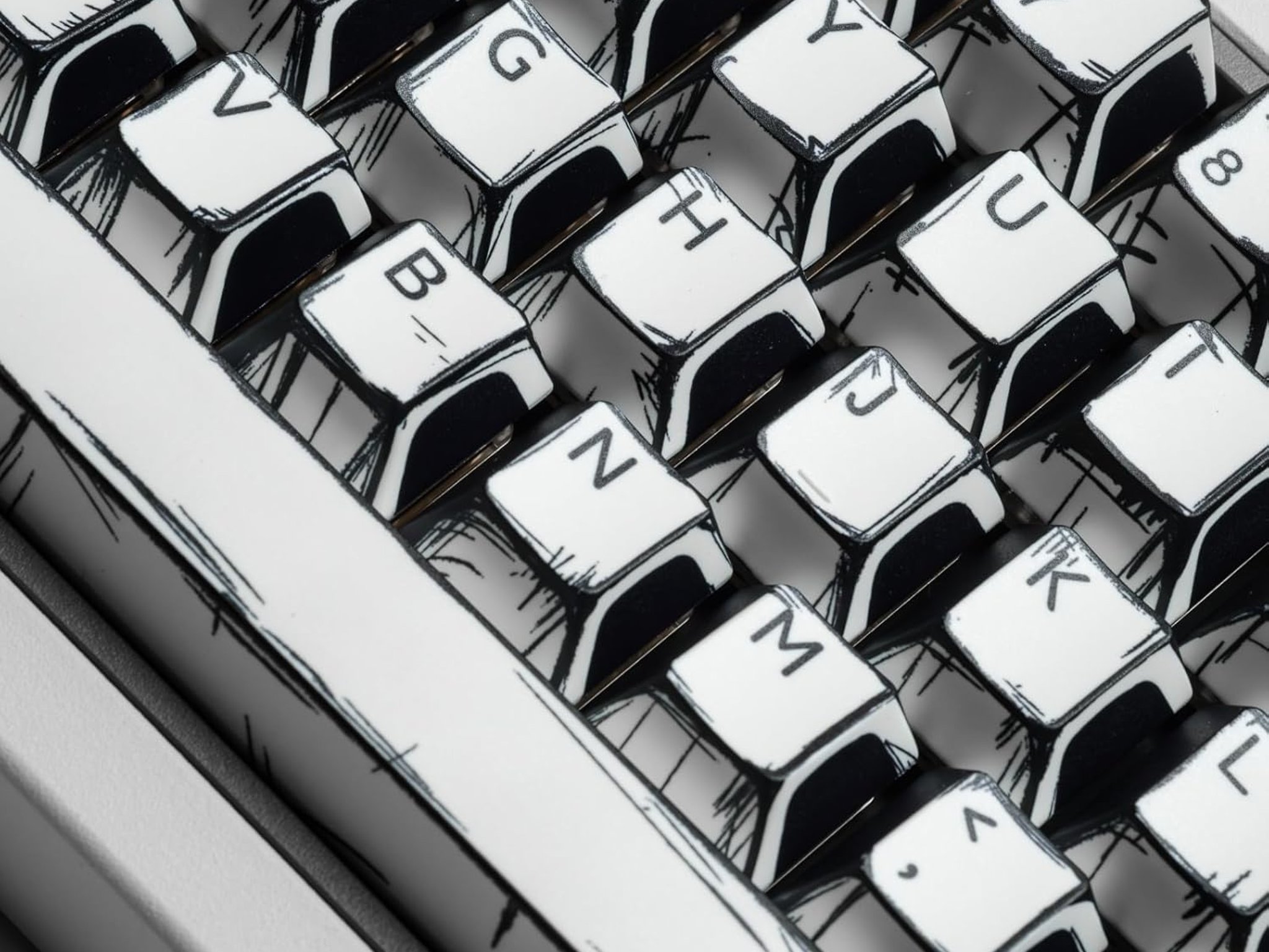 Manga/Anime PBT Keycaps (141 Keys)