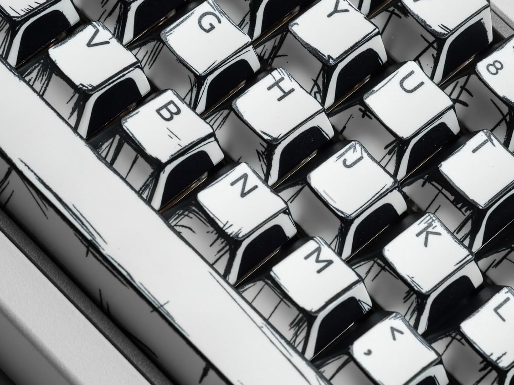 Manga/Anime PBT Keycaps (141 Keys)