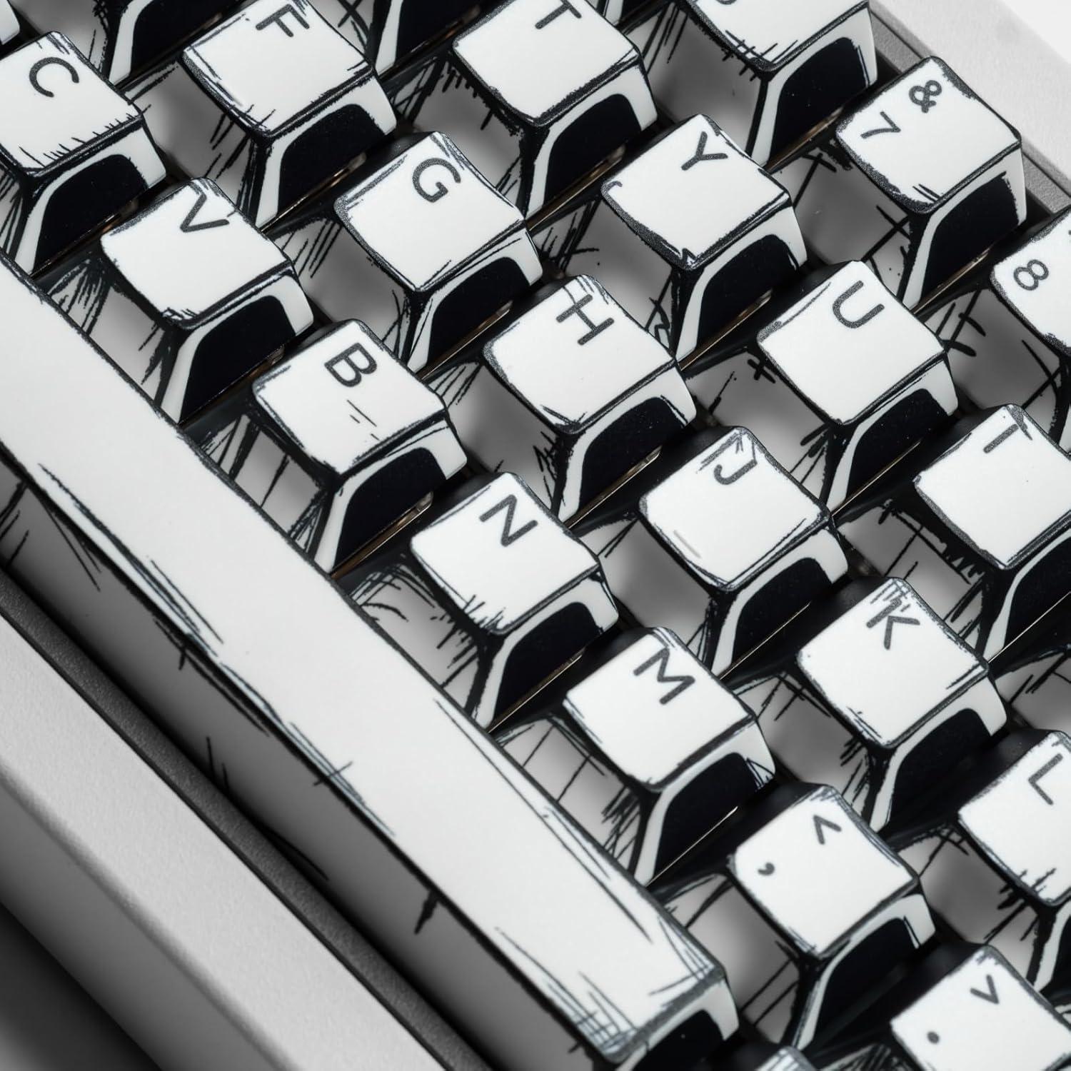 Manga/Anime PBT Keycaps (141 Keys)