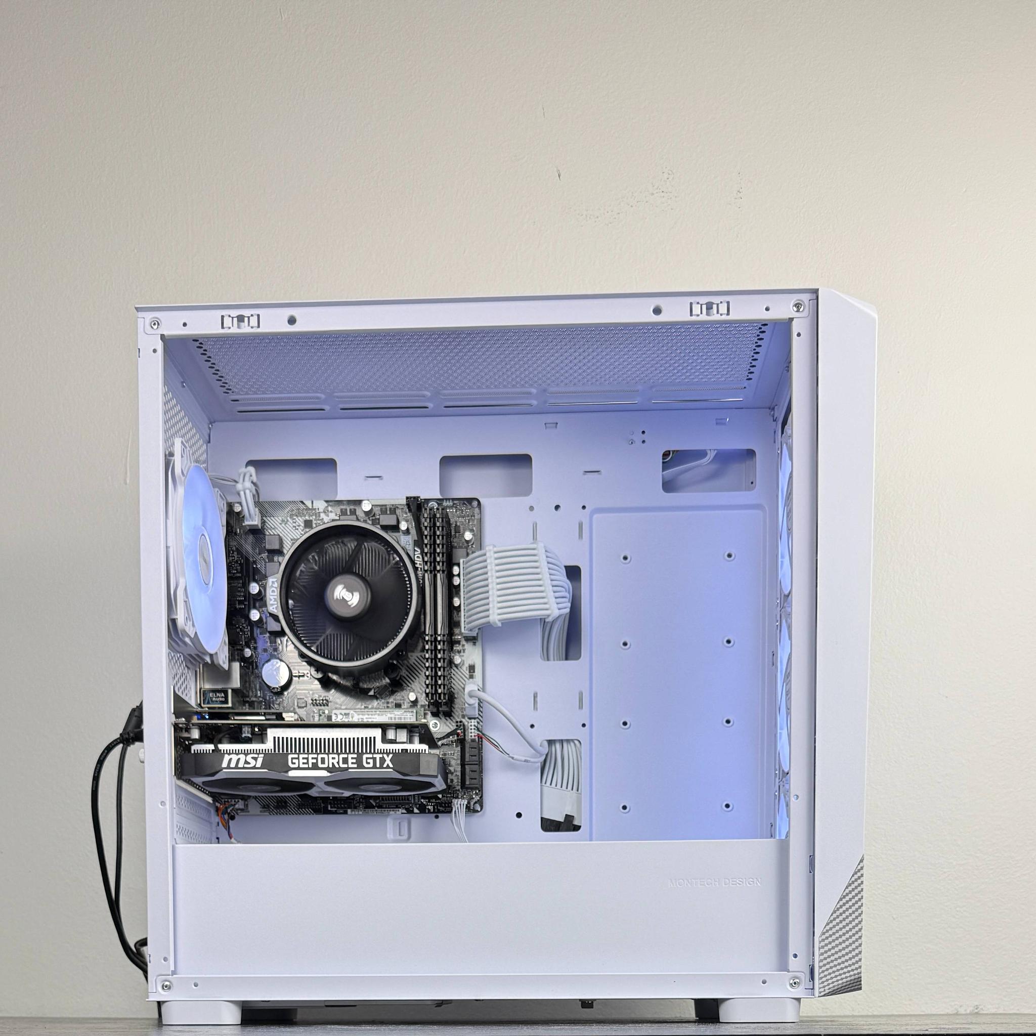 ❄️Powder❄️ | 1080p Gaming PC | Ryzen 5 1600AF | MSI GTX 1630 | 16GB DDR4 3000MHz