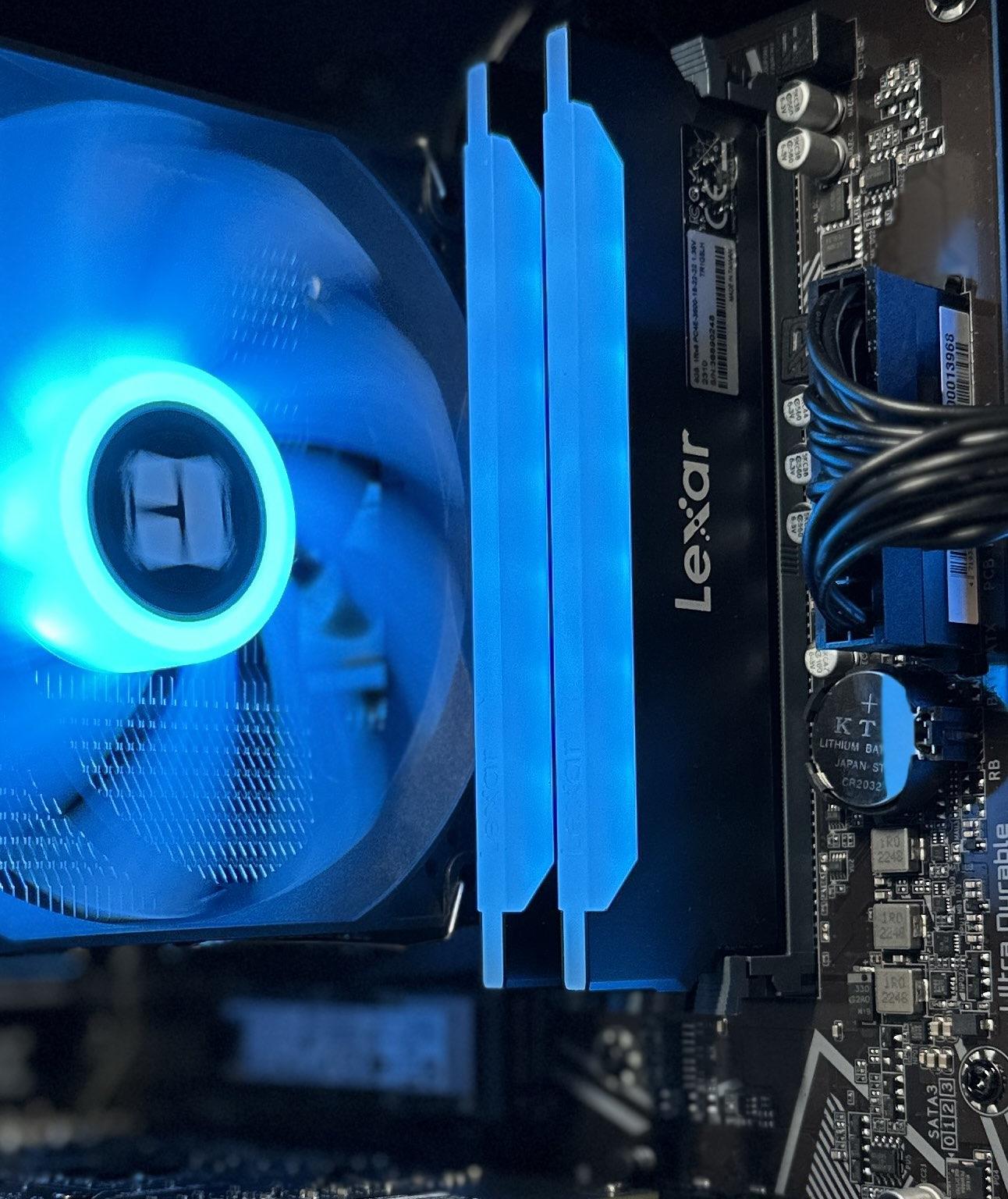 Ryzen 5 4500/Nvidia RTX 2060 6GB Custom RGB Gaming PC WIFI Win10