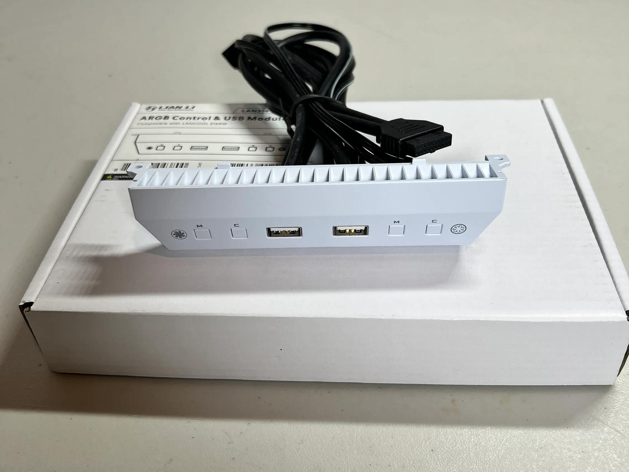 Lian Li LANCOOL 216 ARGB Control & USB Module (White)
