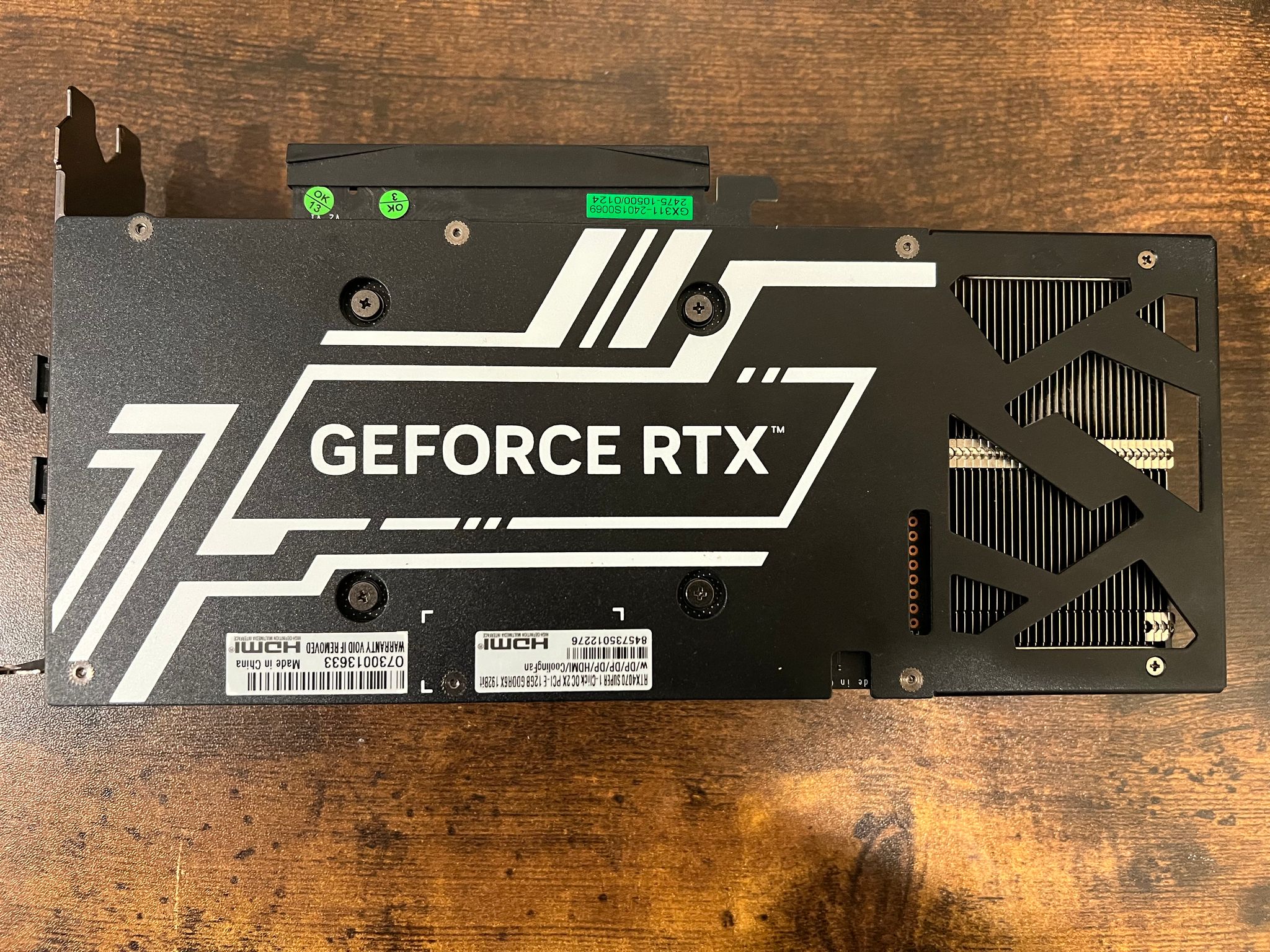 RTX 4070 Super 12GB GALAX 1-Click OC 2X