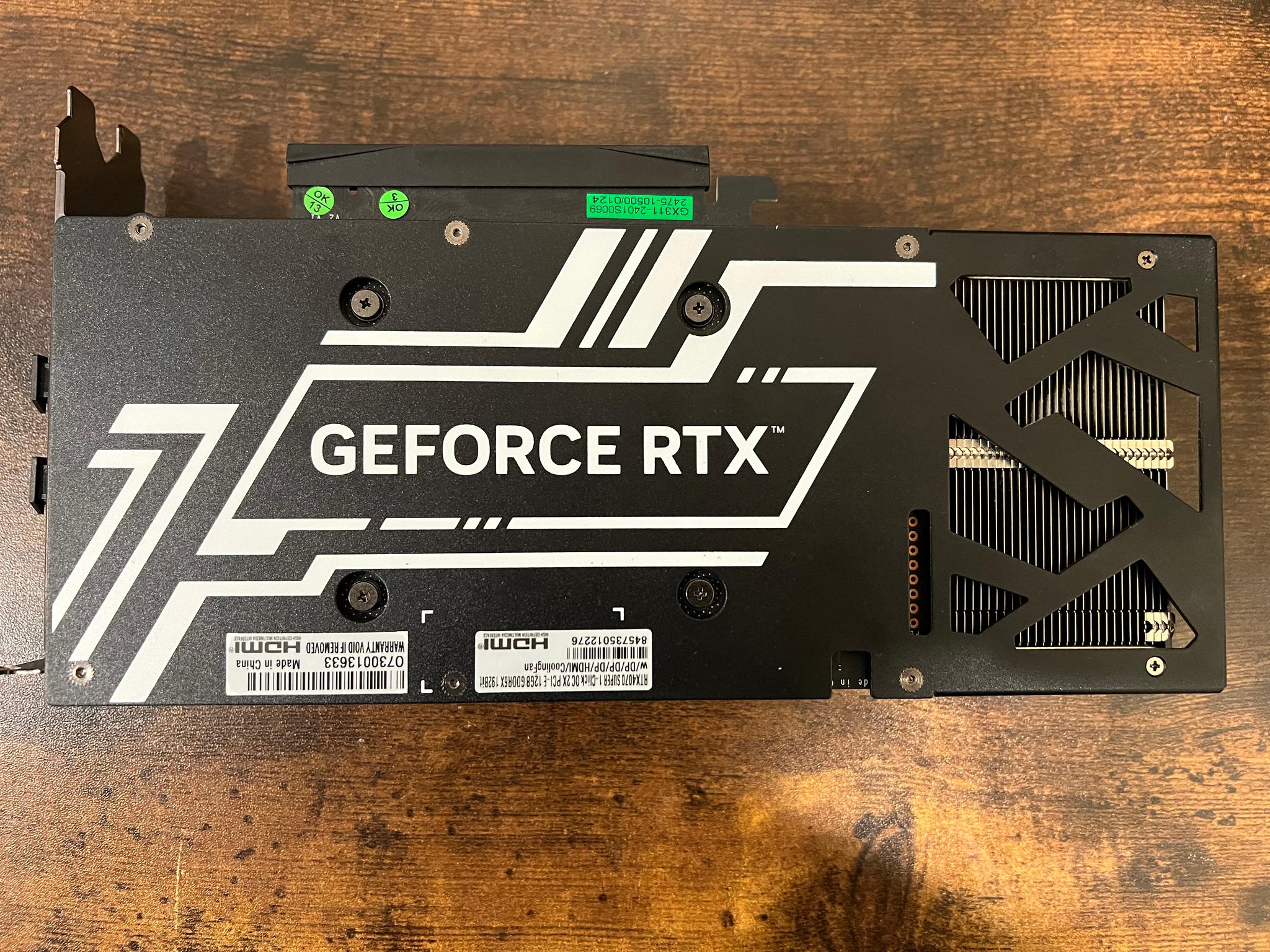 RTX 4070 Super 12GB GALAX 1-Click OC 2X