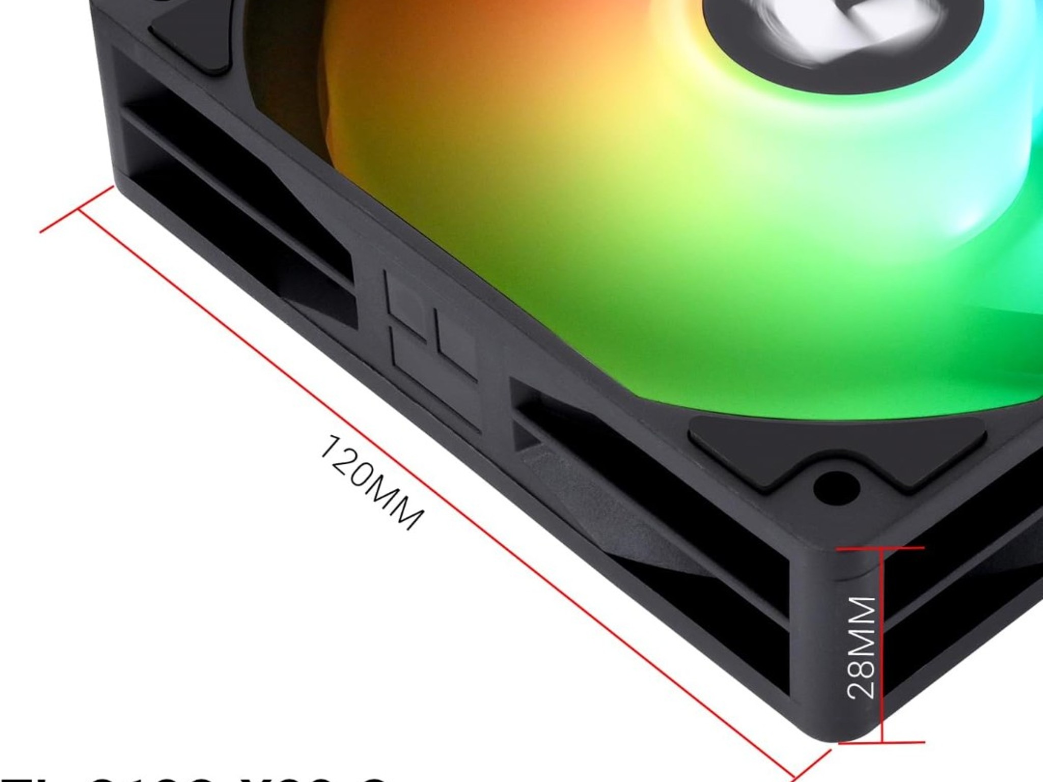 Thermalright CPU Air Fans Black Frame With RGB Blades (3)